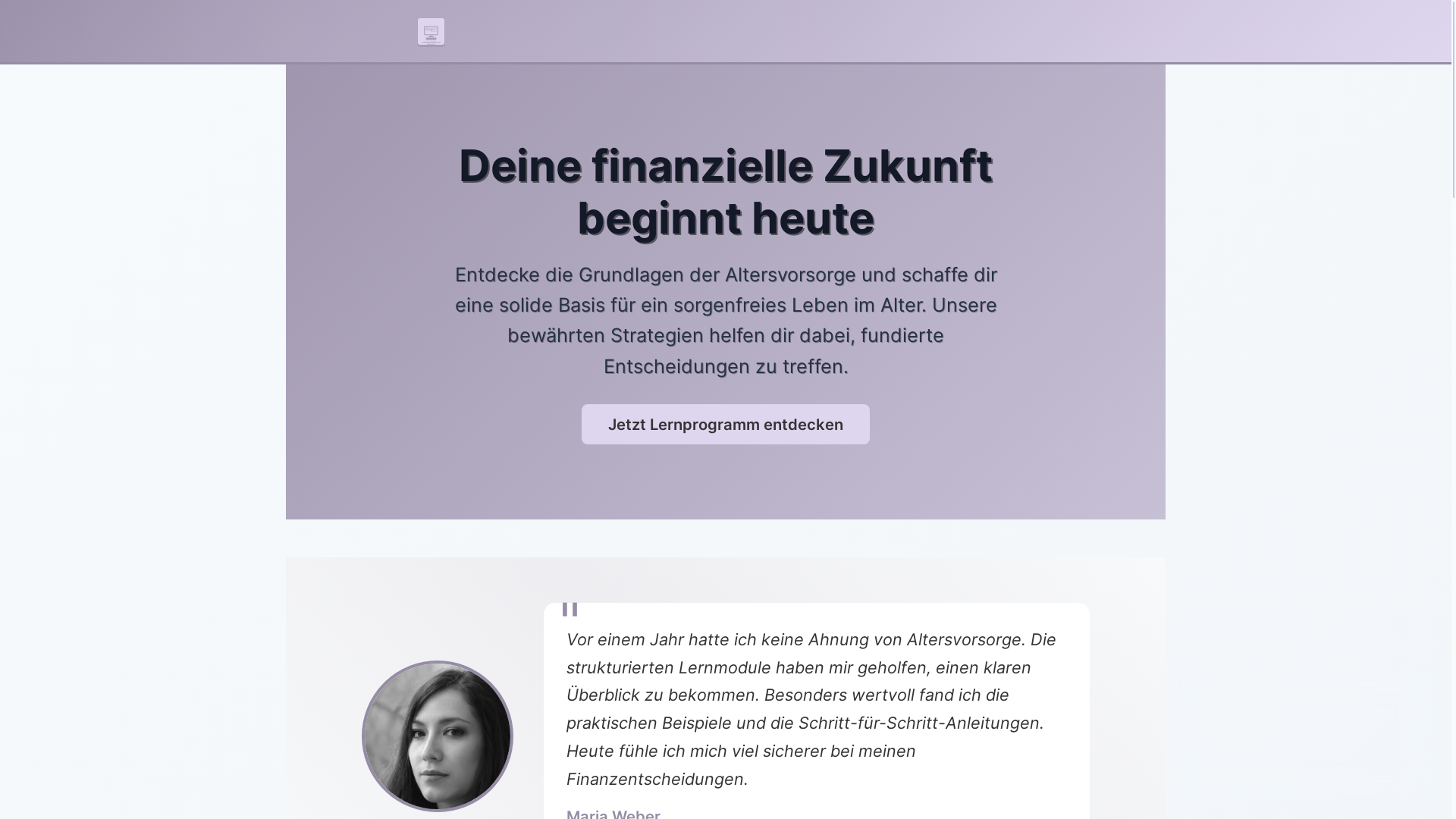 website screenshot of https://zarnquilathuvo.com/