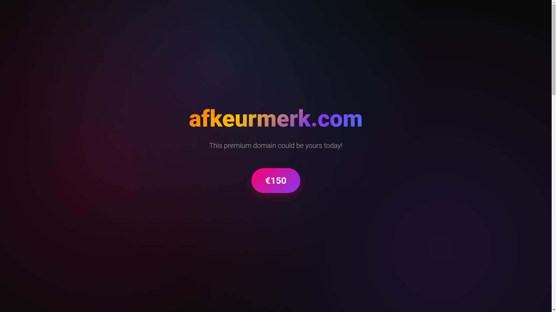 website screenshot of https://afkeurmerk.com