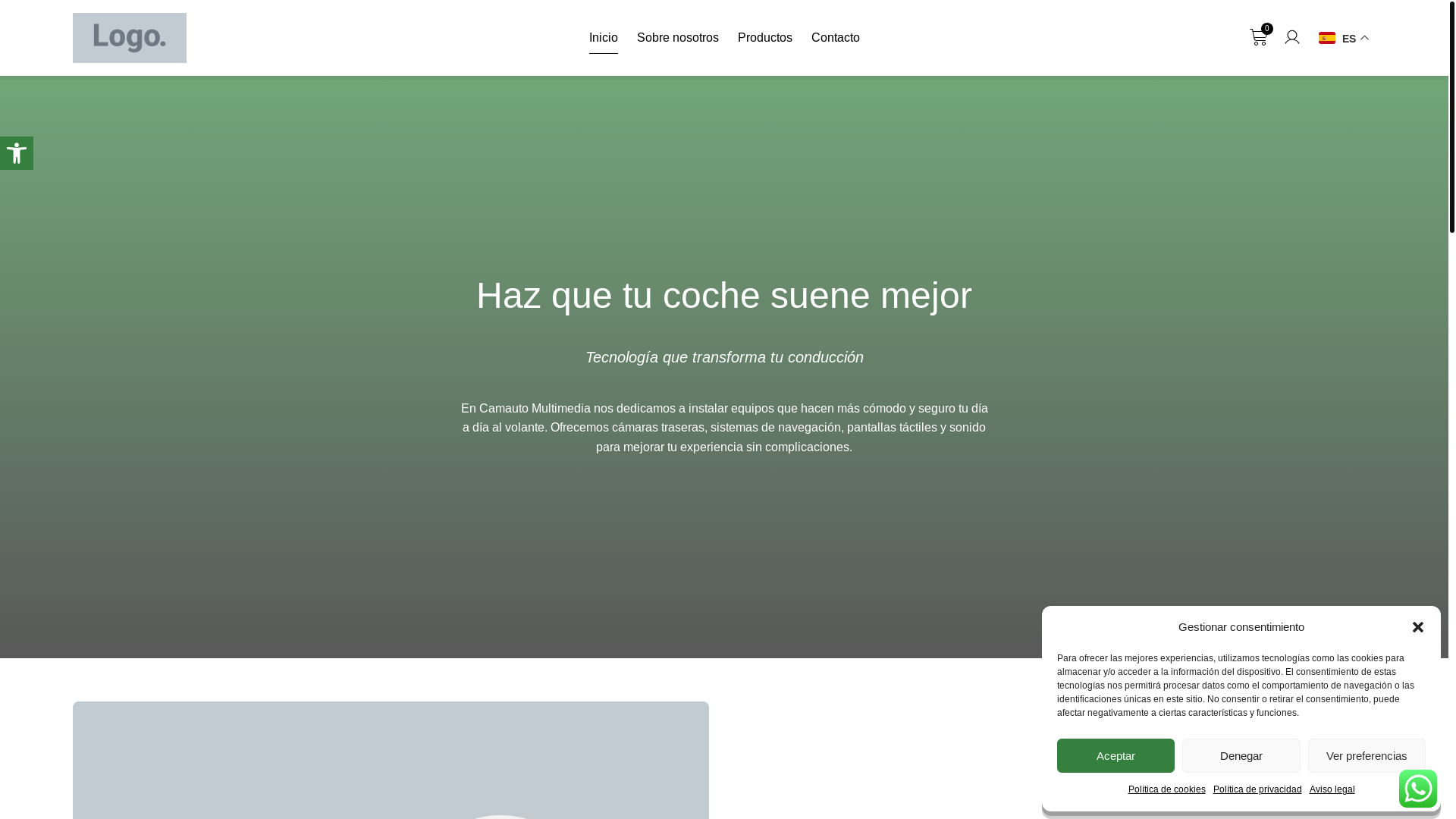 website screenshot of https://camautomultimedia.com/
