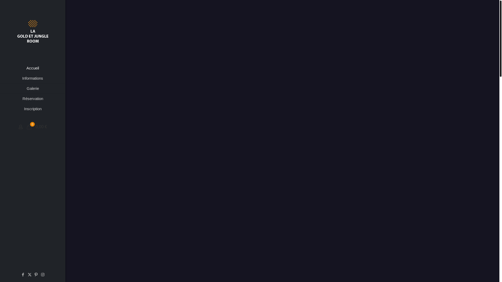 website screenshot of https://lagoldetjungleroom.com/