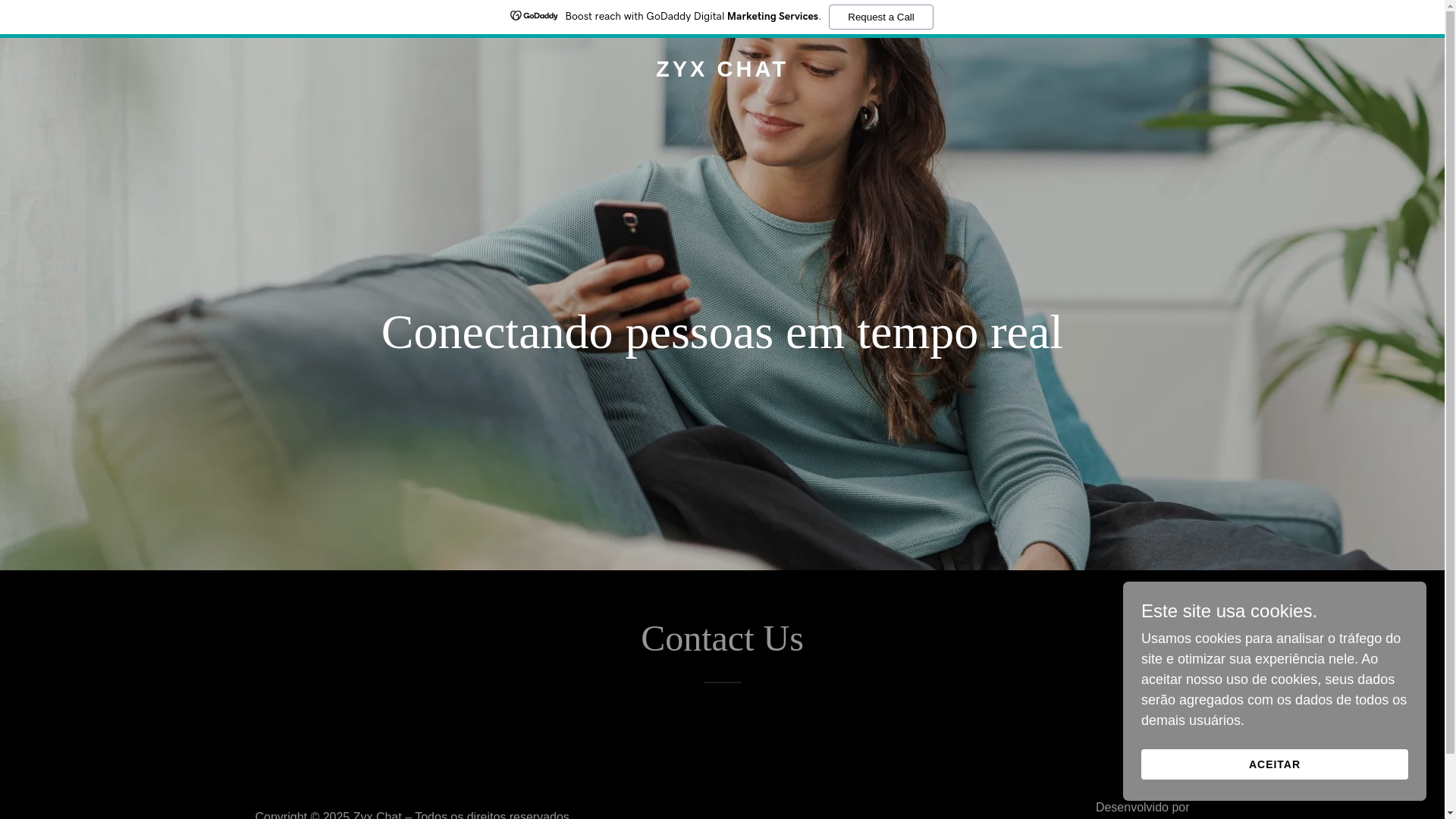 website screenshot of https://zyxchat.online/