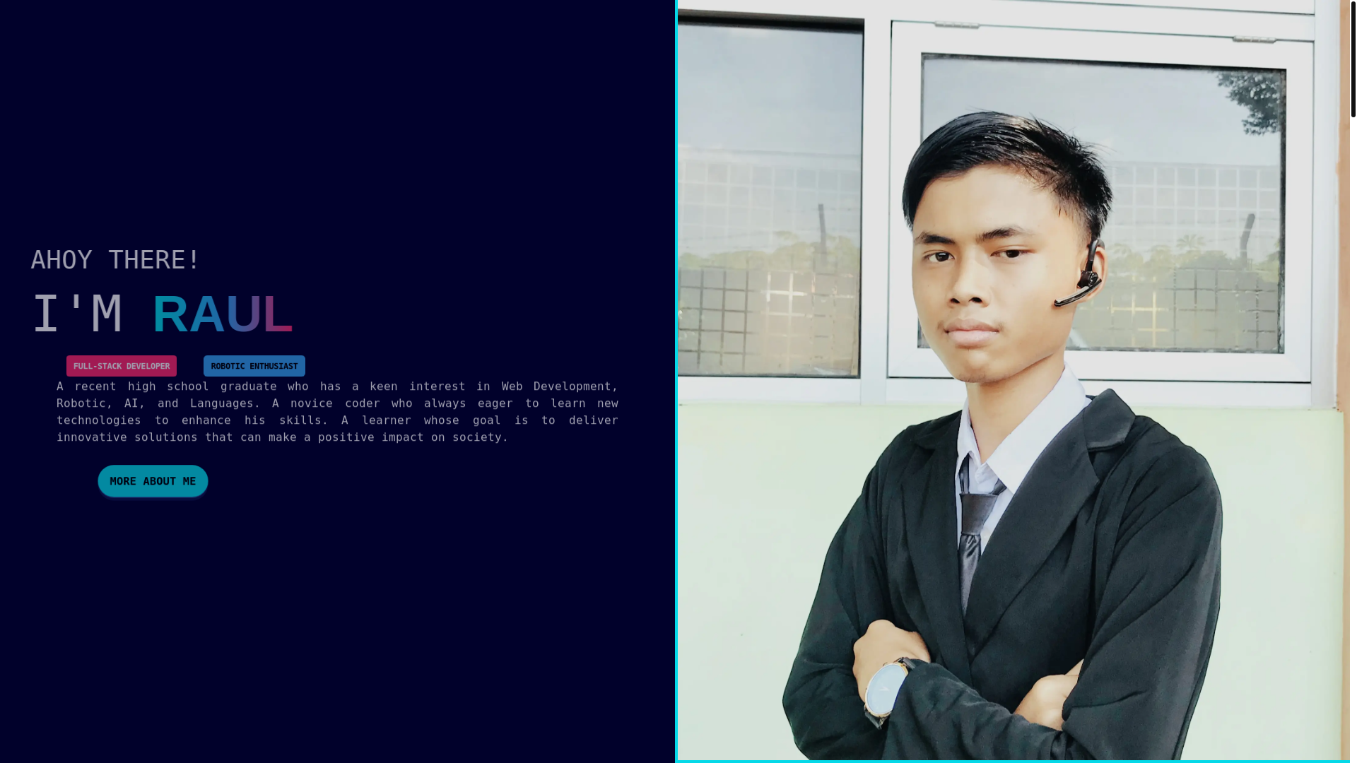 website screenshot of https://raulmaulidhino.pages.dev/