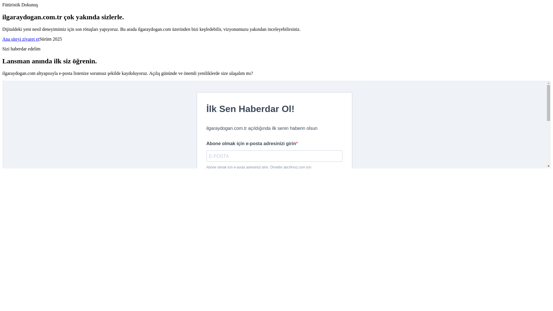 website screenshot of https://ilgaraydogan.com.tr/