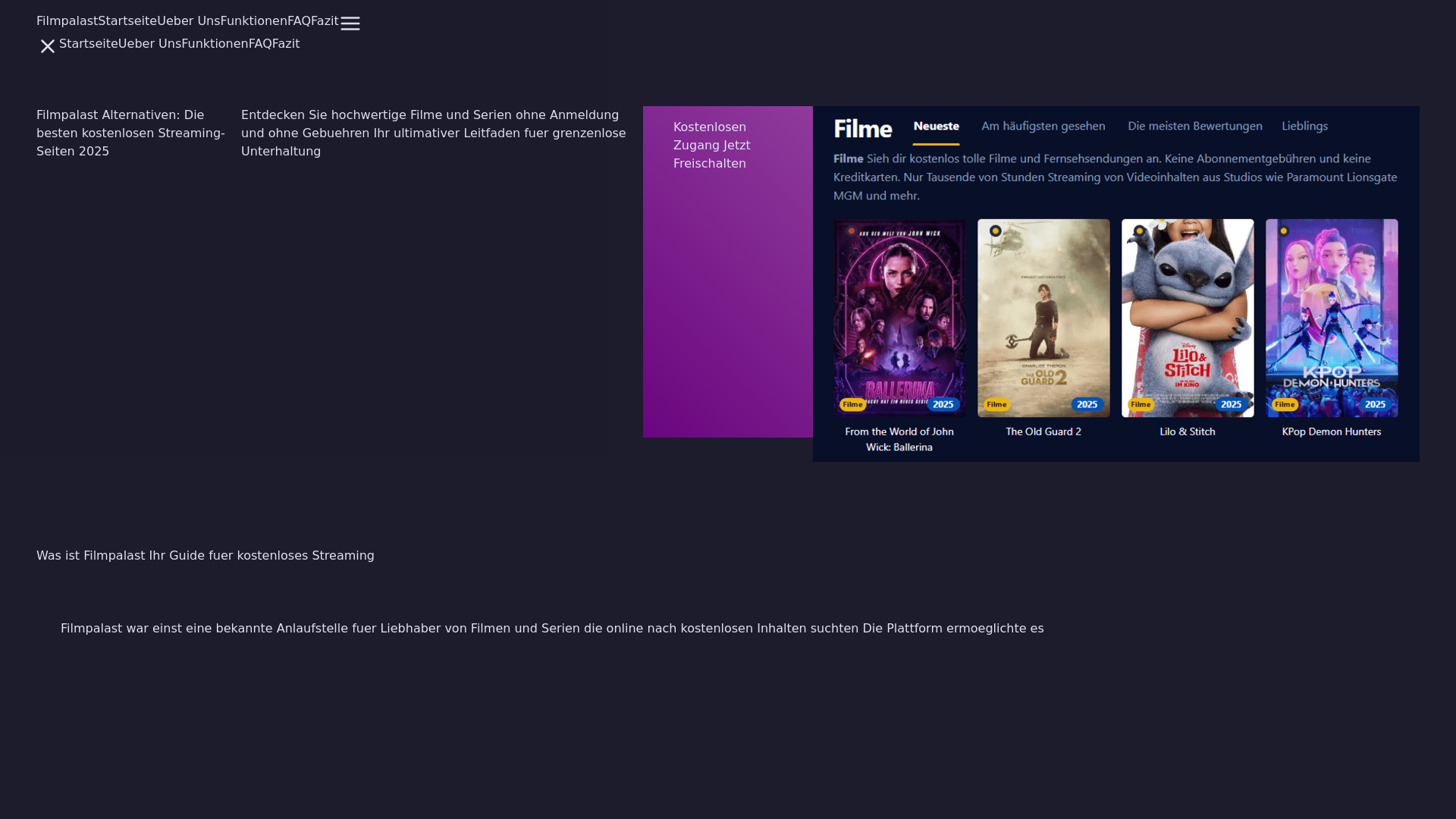 website screenshot of https://filmpalast-o1c4.pages.dev/