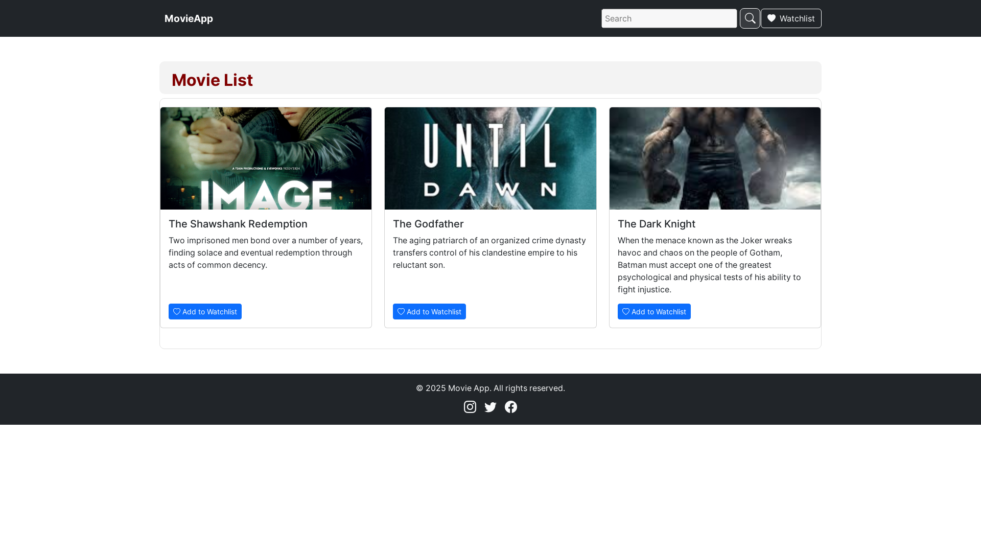 website screenshot of https://movie-app-9mj.pages.dev/