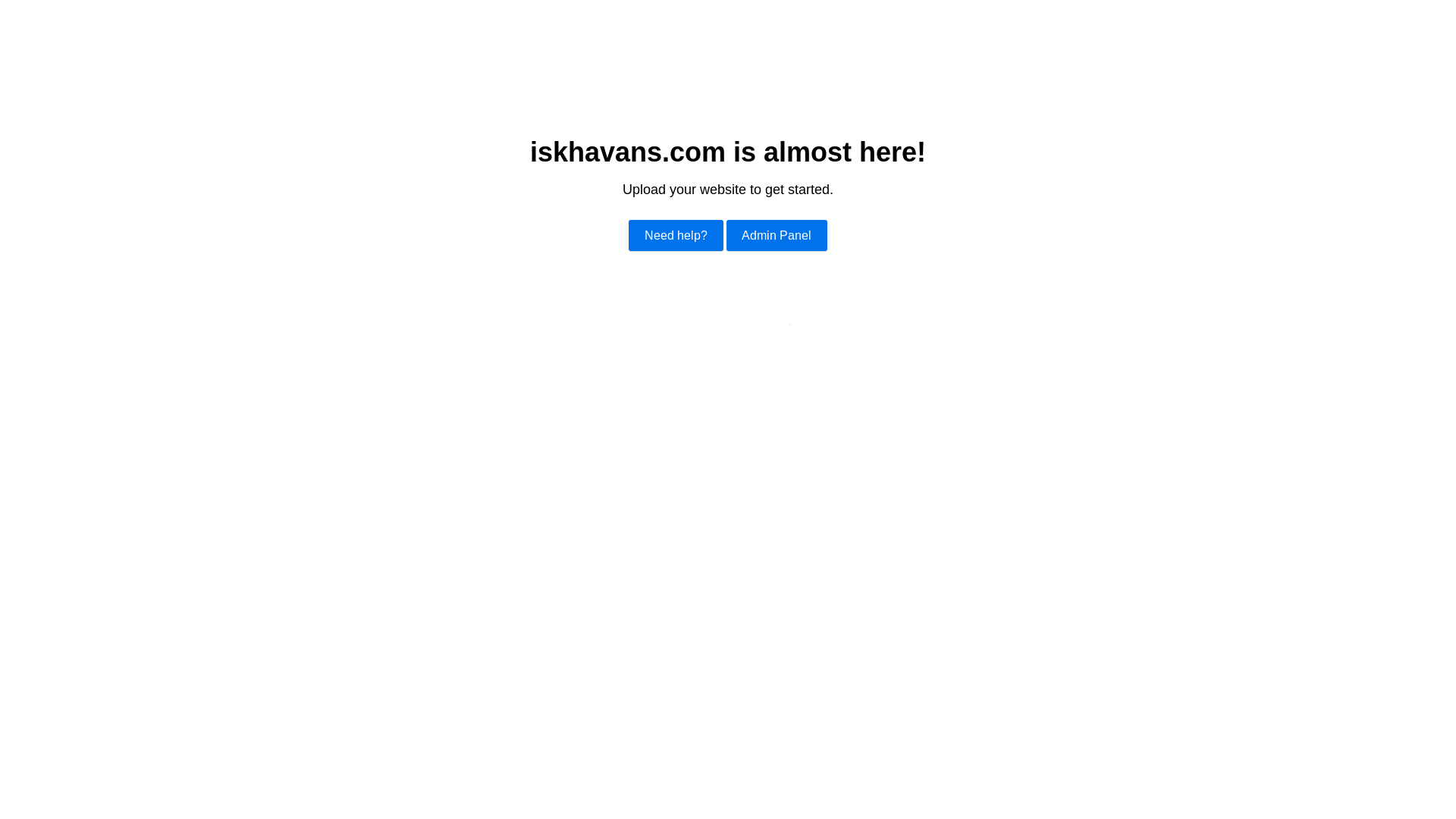 website screenshot of https://iskhavans.com/