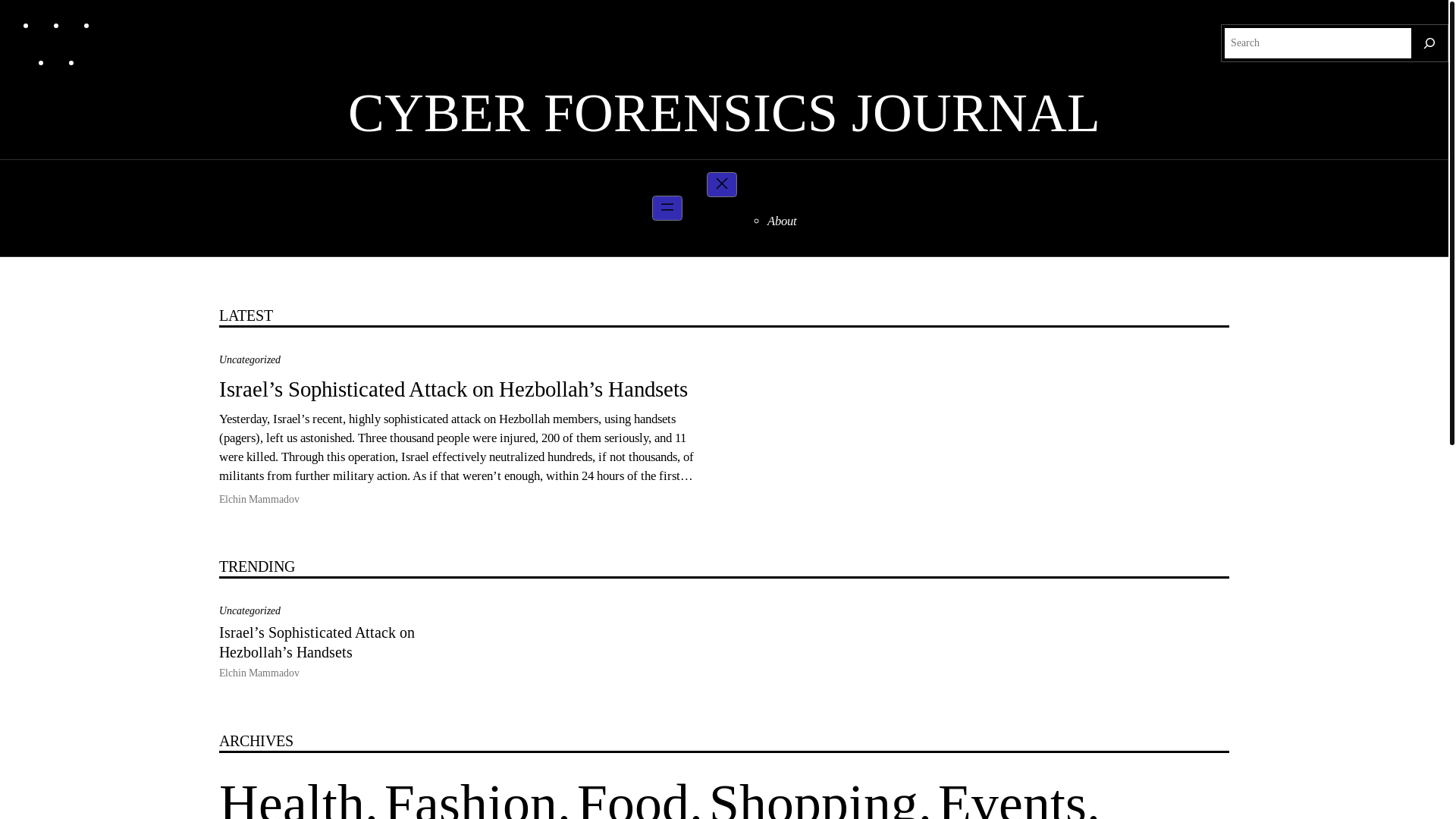 website screenshot of https://forensicfreedom.com/