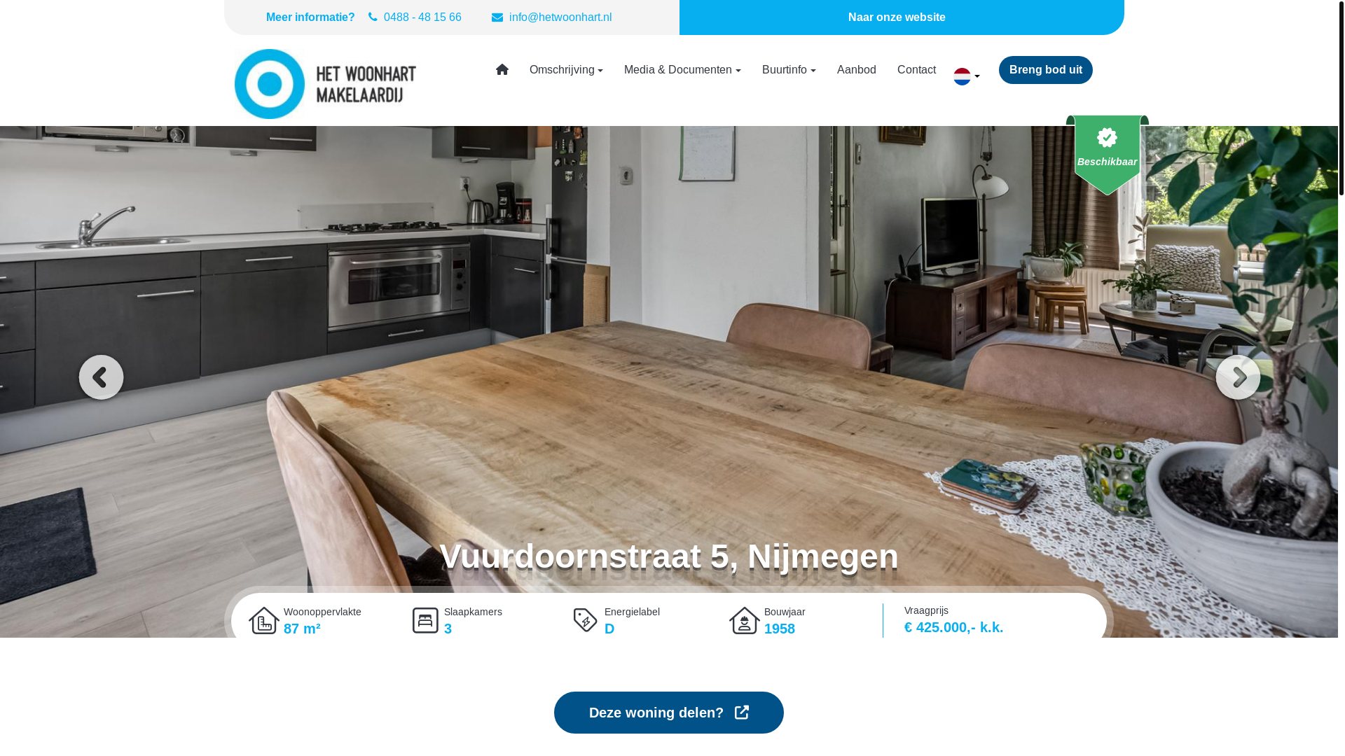 website screenshot of https://vuurdoornstraat5.nl/