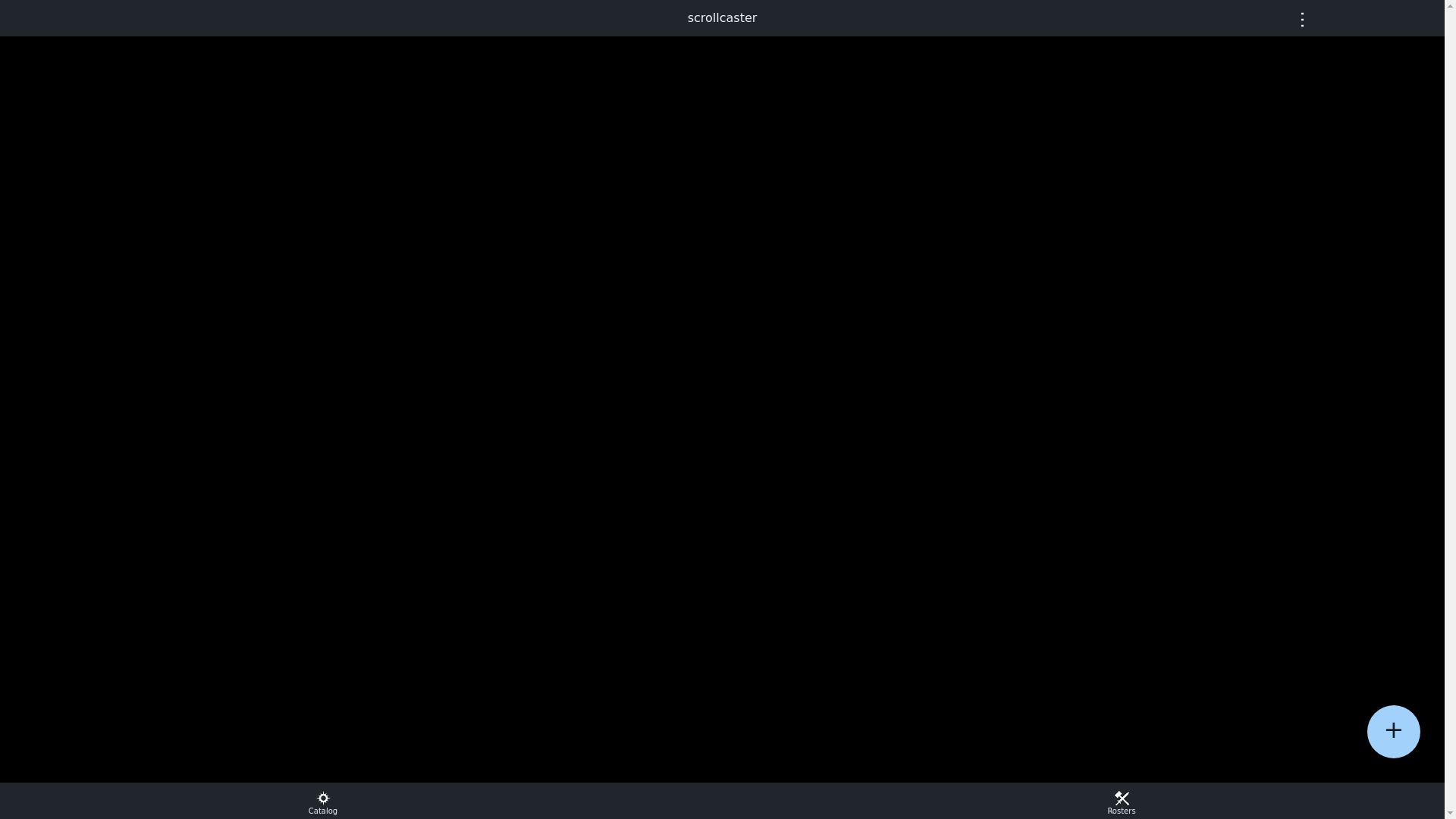 website screenshot of https://scrollcaster.io/