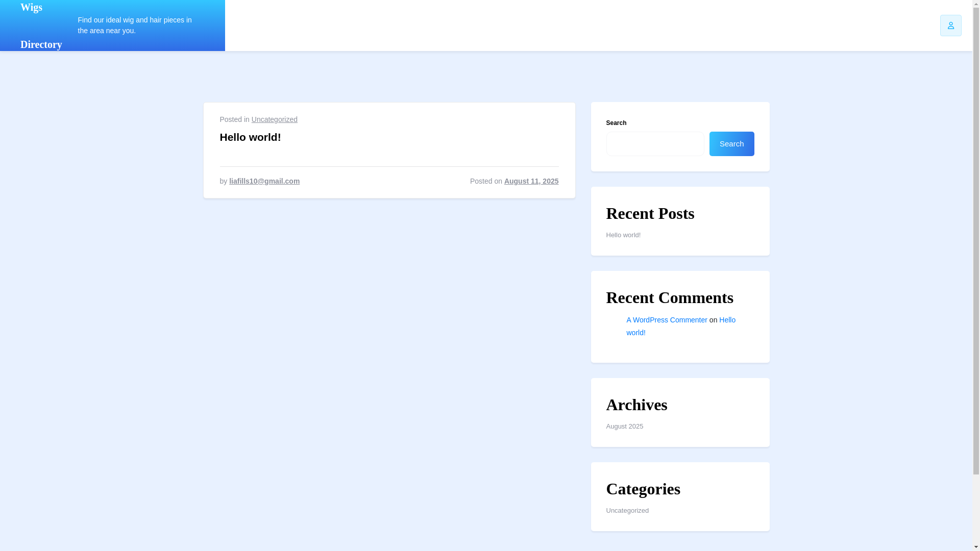 website screenshot of https://wigsdirectory.org/
