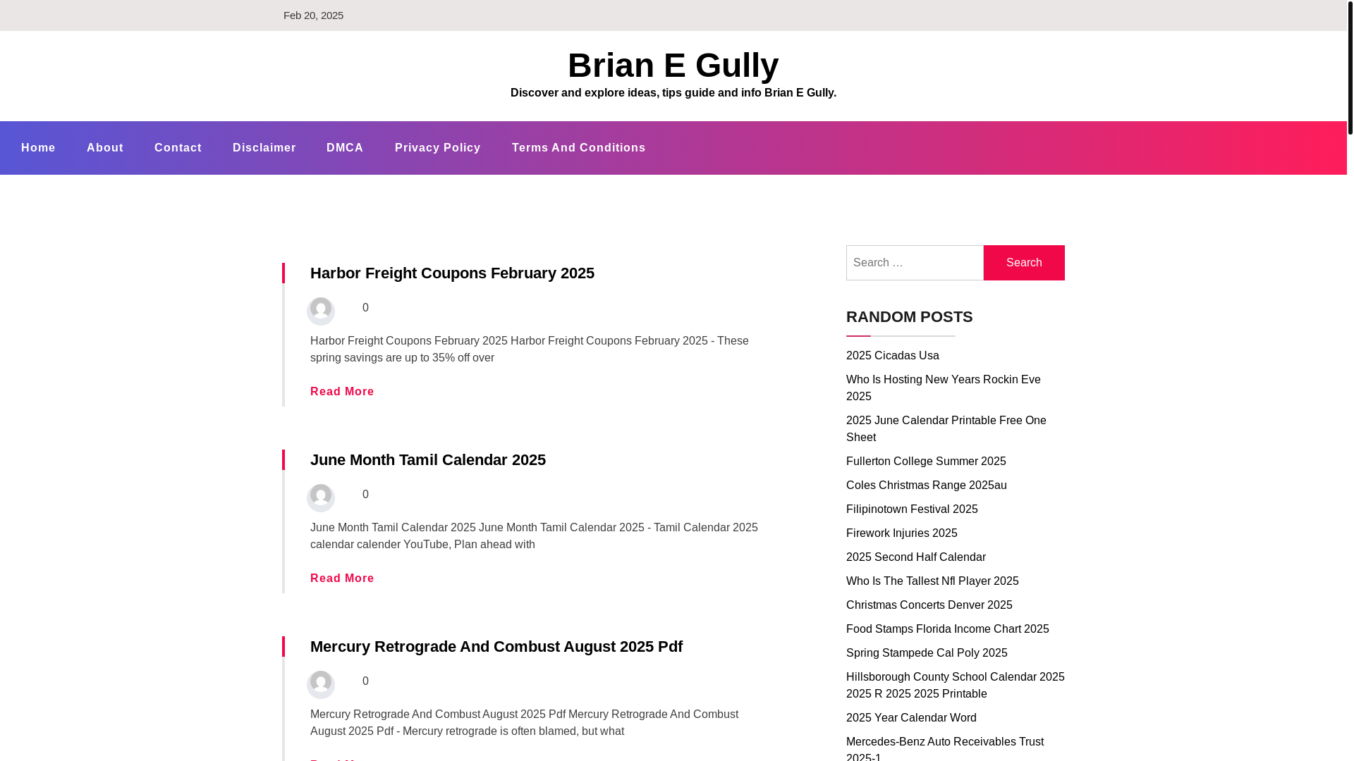 website screenshot of https://brianegullyi.pages.dev/