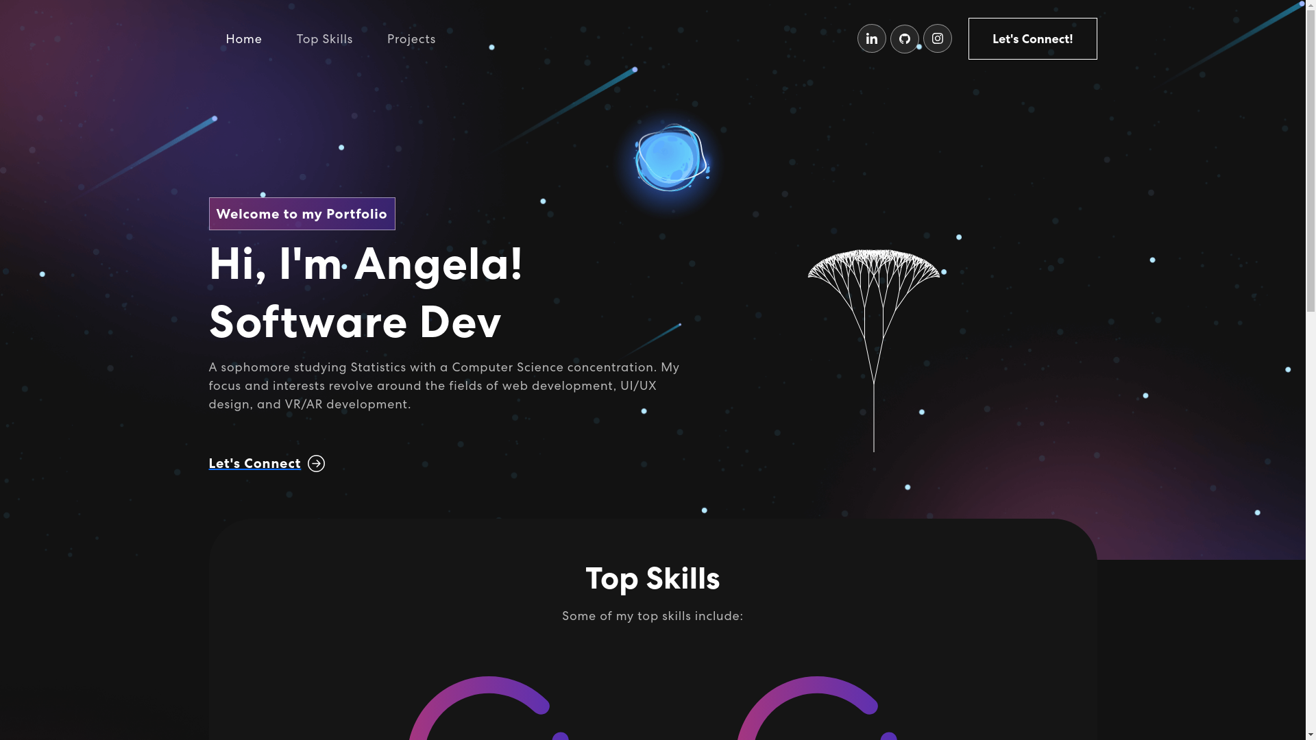 website screenshot of https://angelafelicia.com/