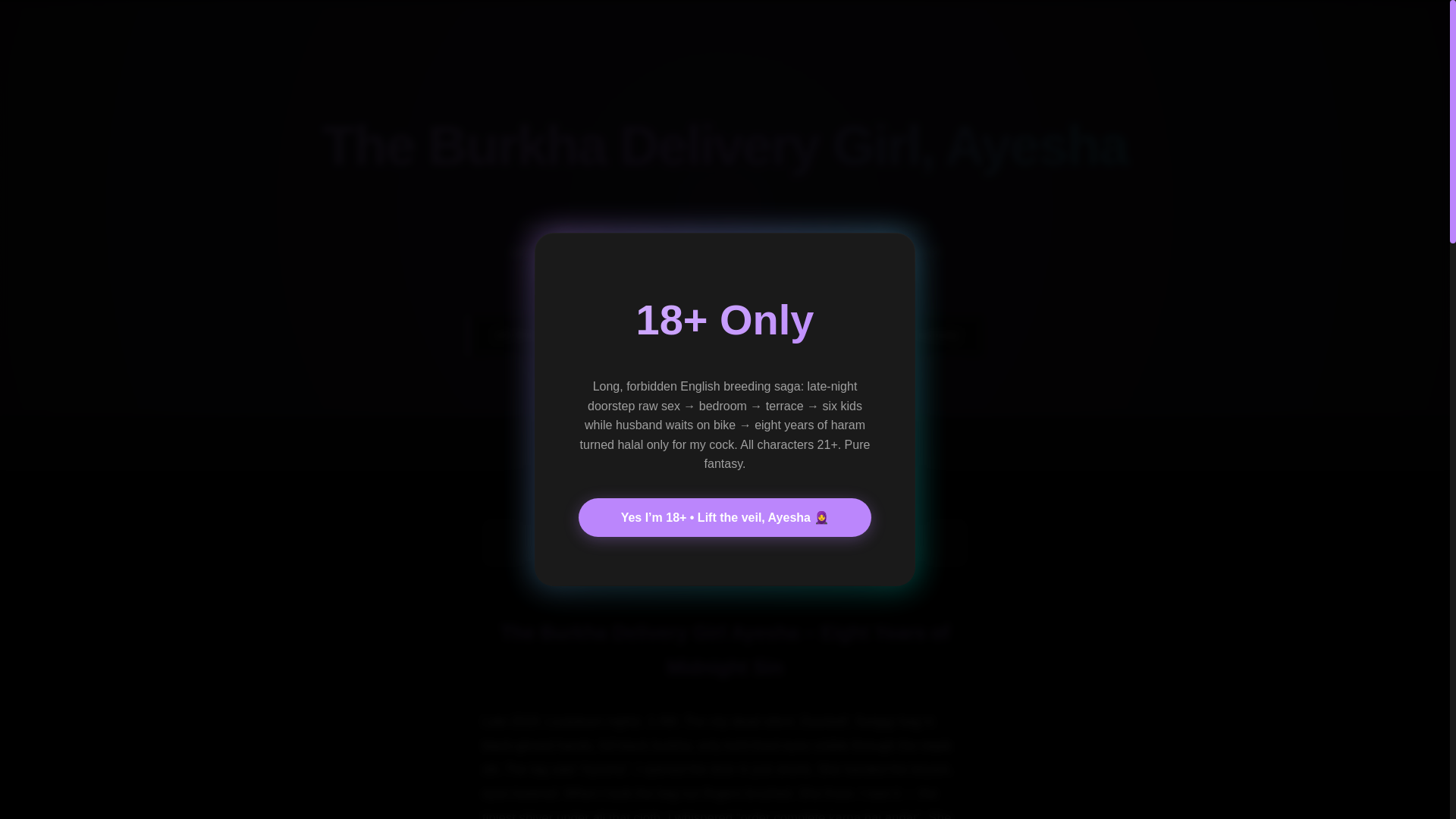 website screenshot of https://theburkhadeliverygirlayesha.pages.dev/