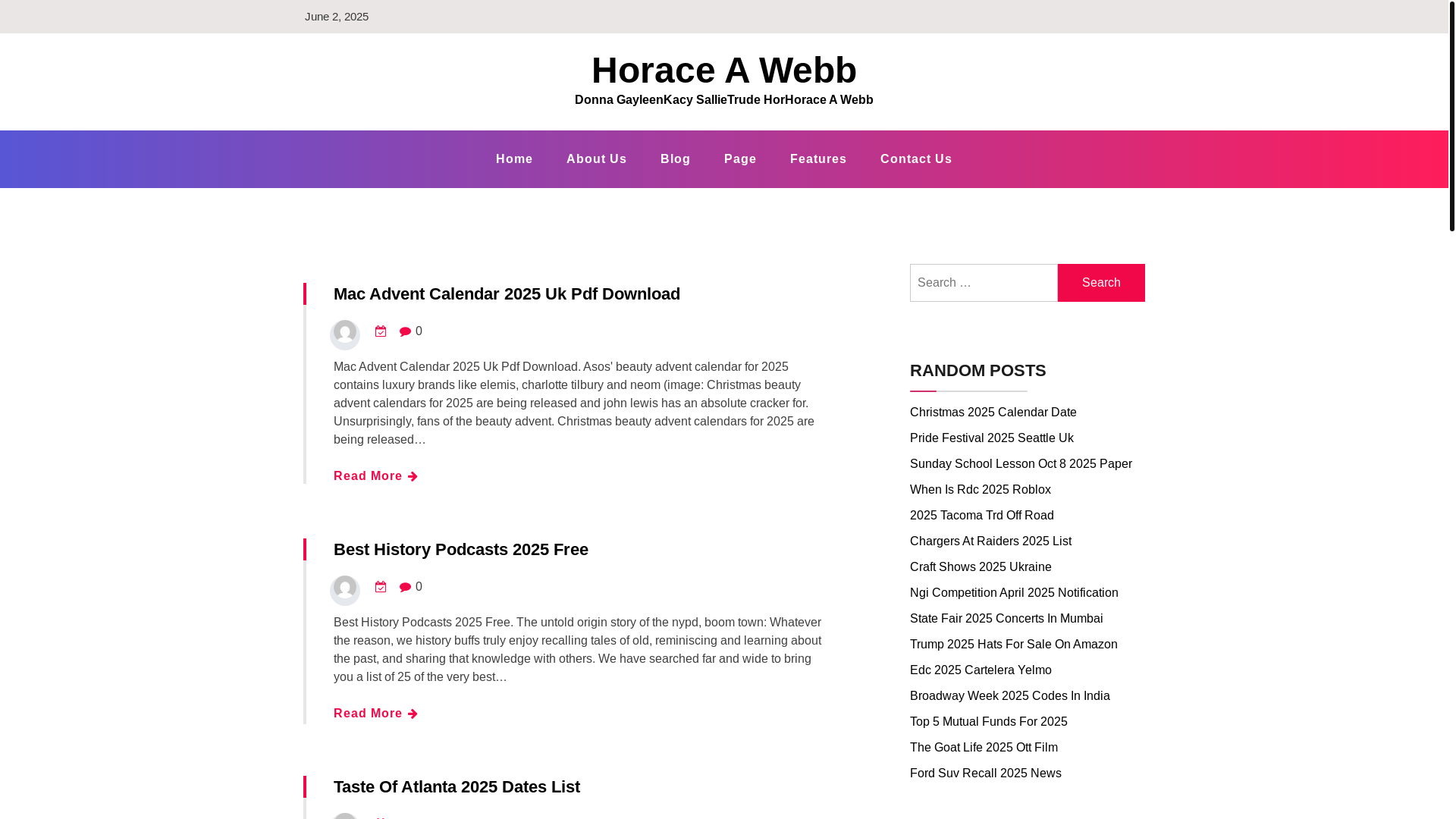 website screenshot of https://horaceawebbj.pages.dev/