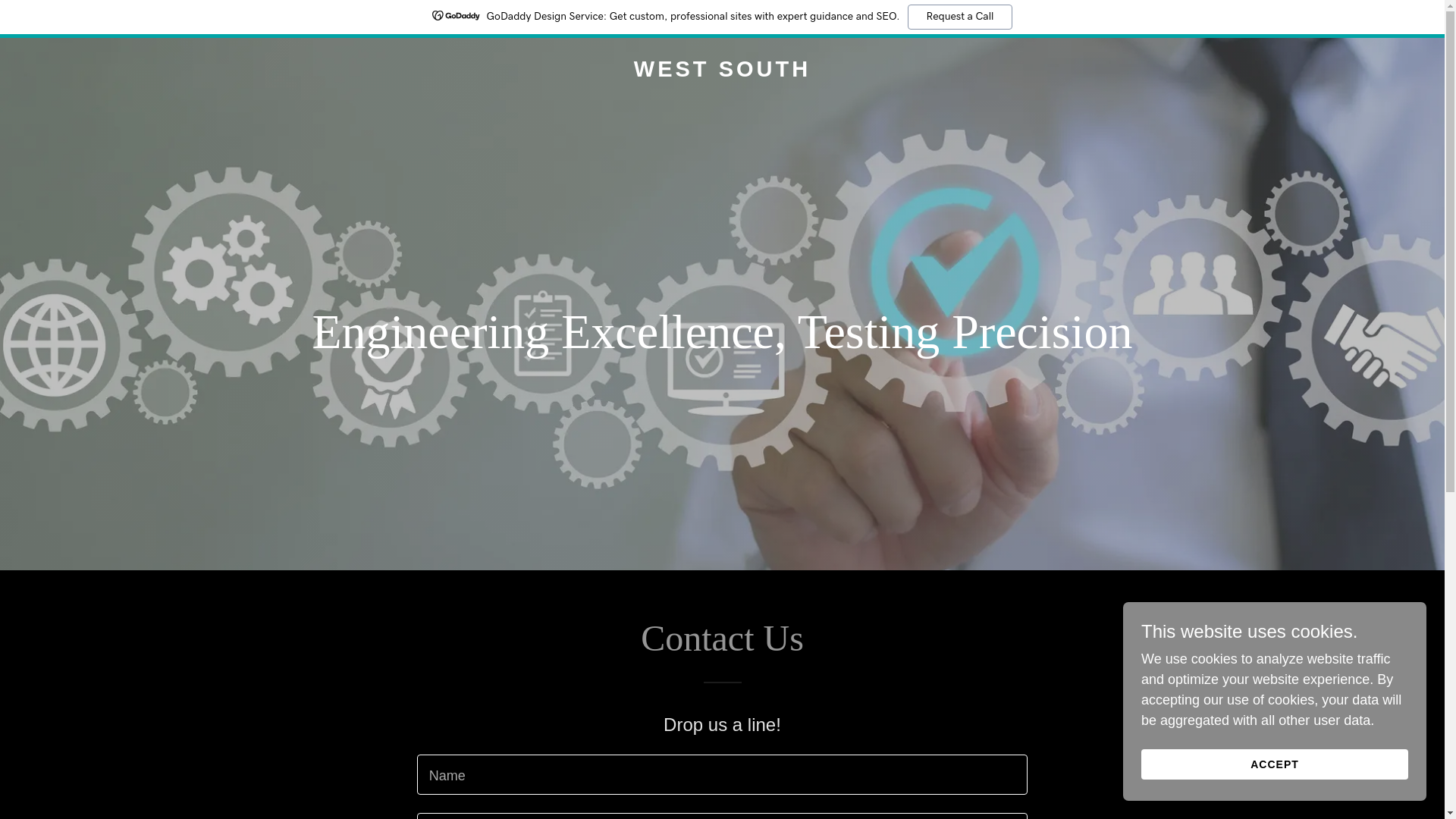 website screenshot of https://westsouthinc.com/