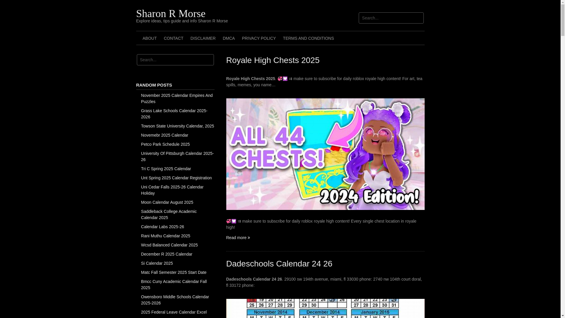 website screenshot of https://sharonrmorser.pages.dev/