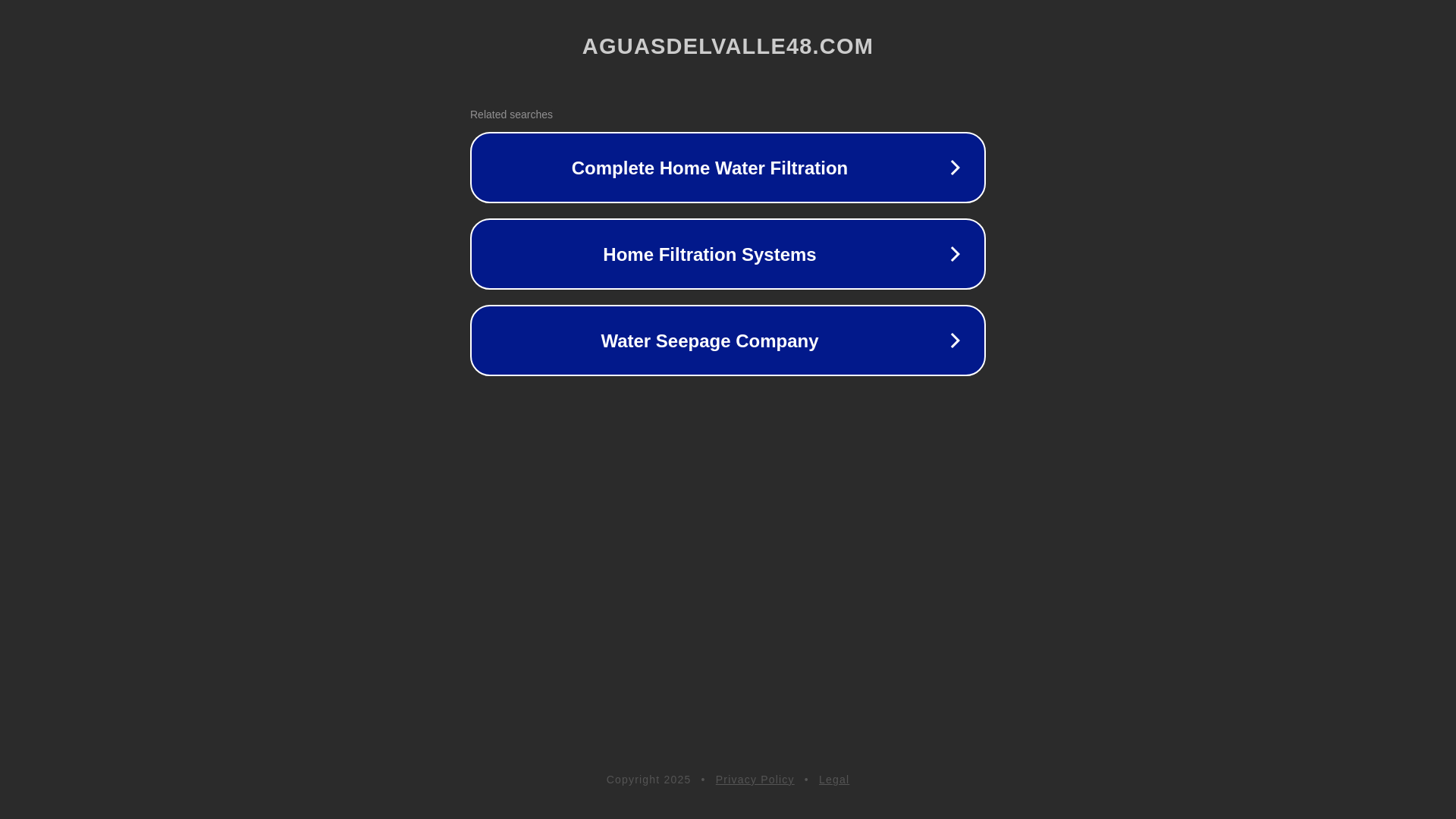 website screenshot of https://aguasdelvalle48.com/