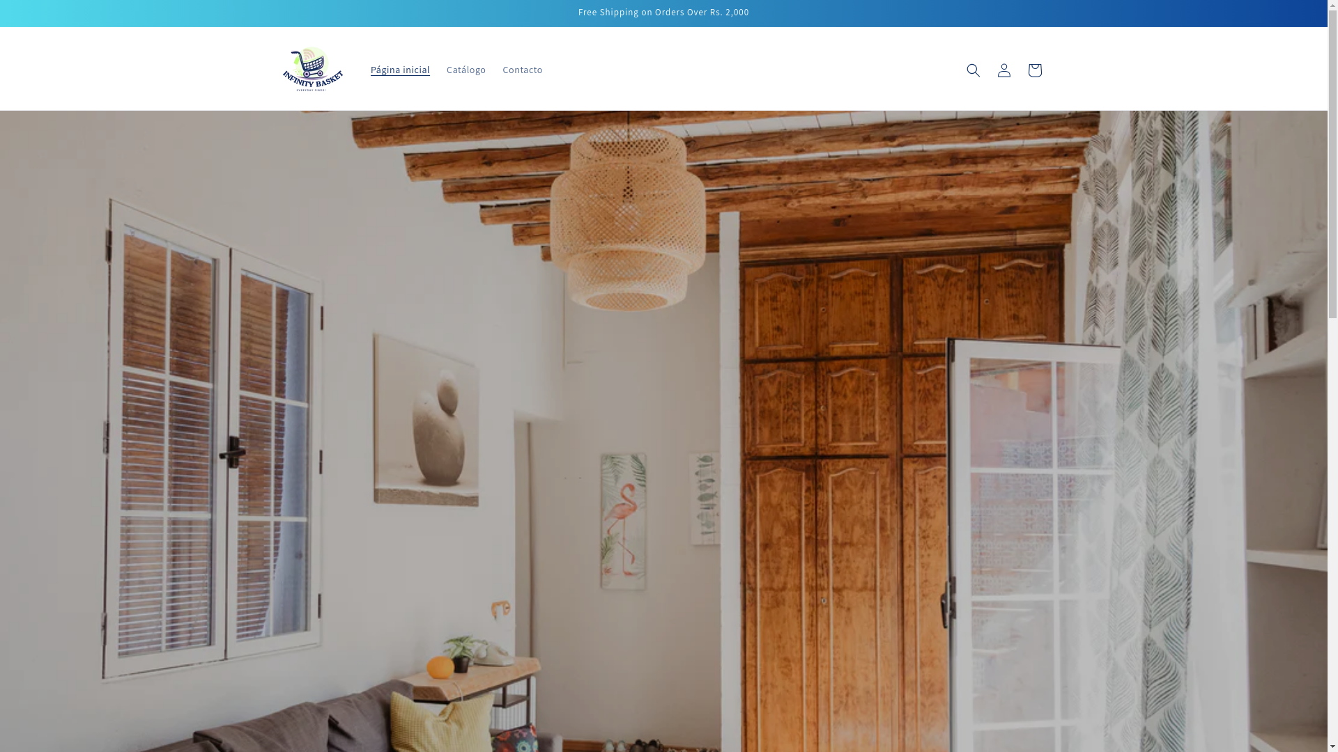 website screenshot of https://infinitybasketpk.store/