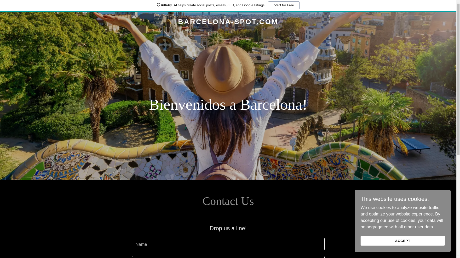 website screenshot of https://barcelona-spot.com/