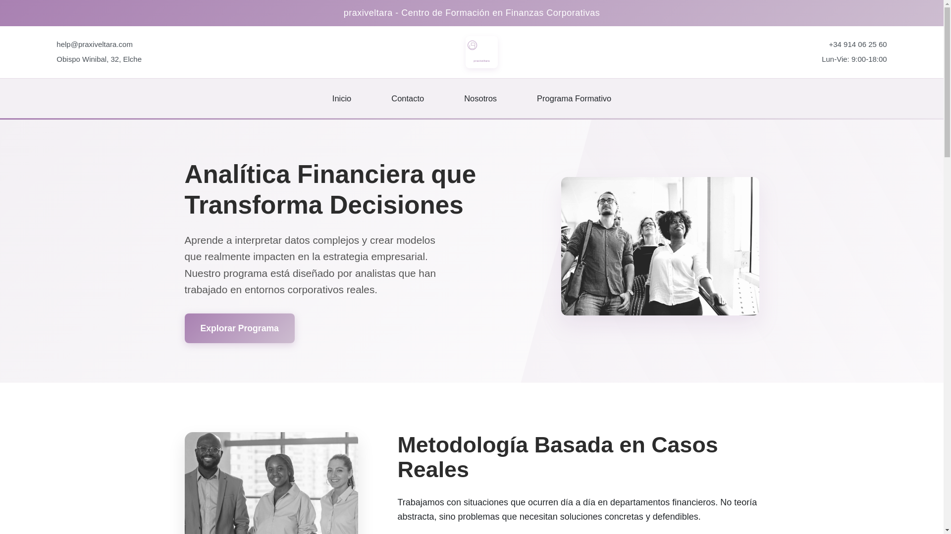 website screenshot of https://praxiveltara.com/