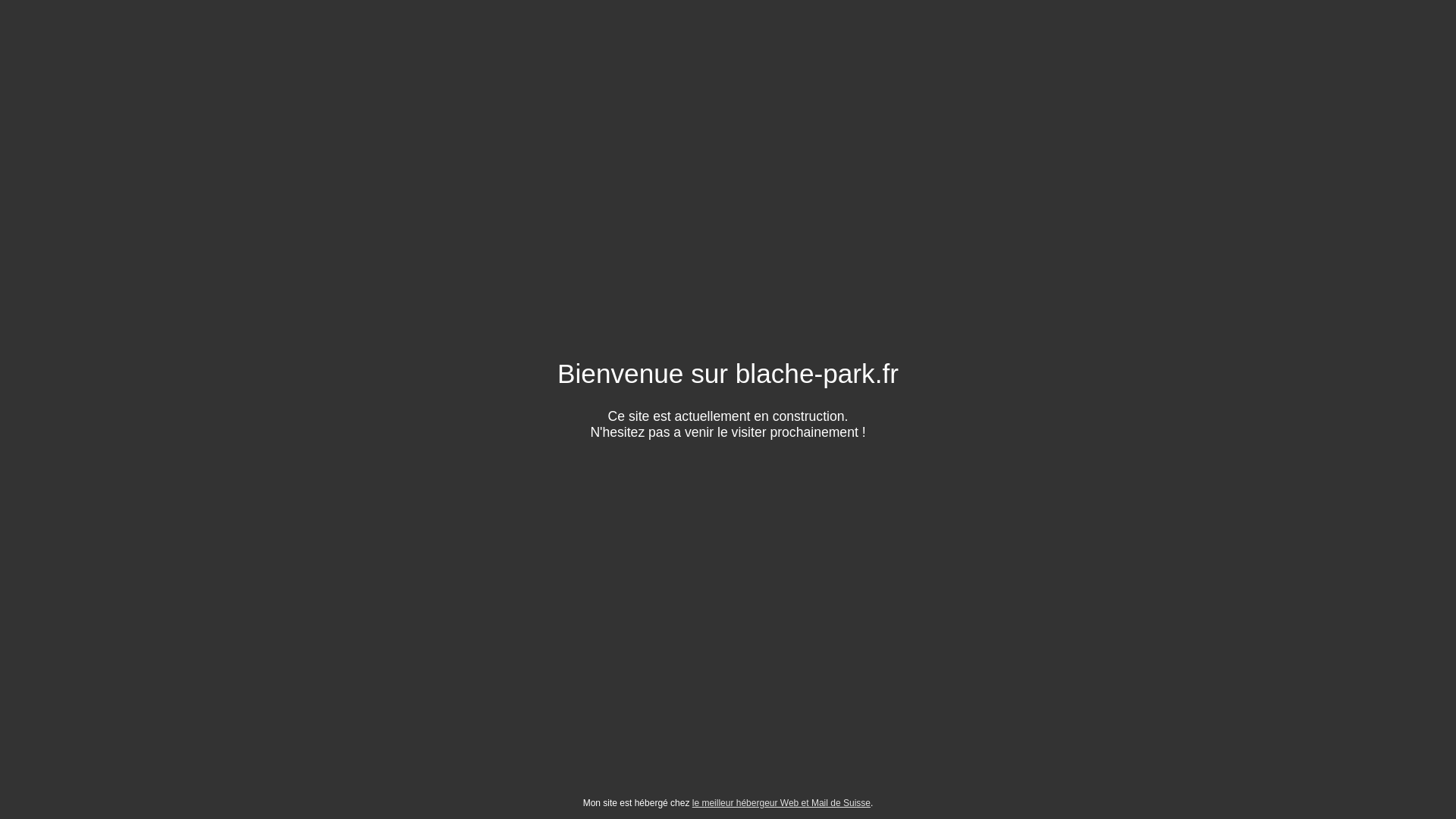 website screenshot of https://blache-park.fr/