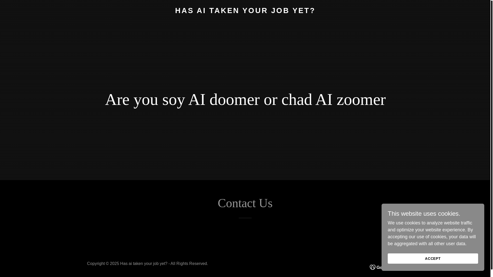 website screenshot of https://monthsintosixmonthstillaitakesyourjob.com/