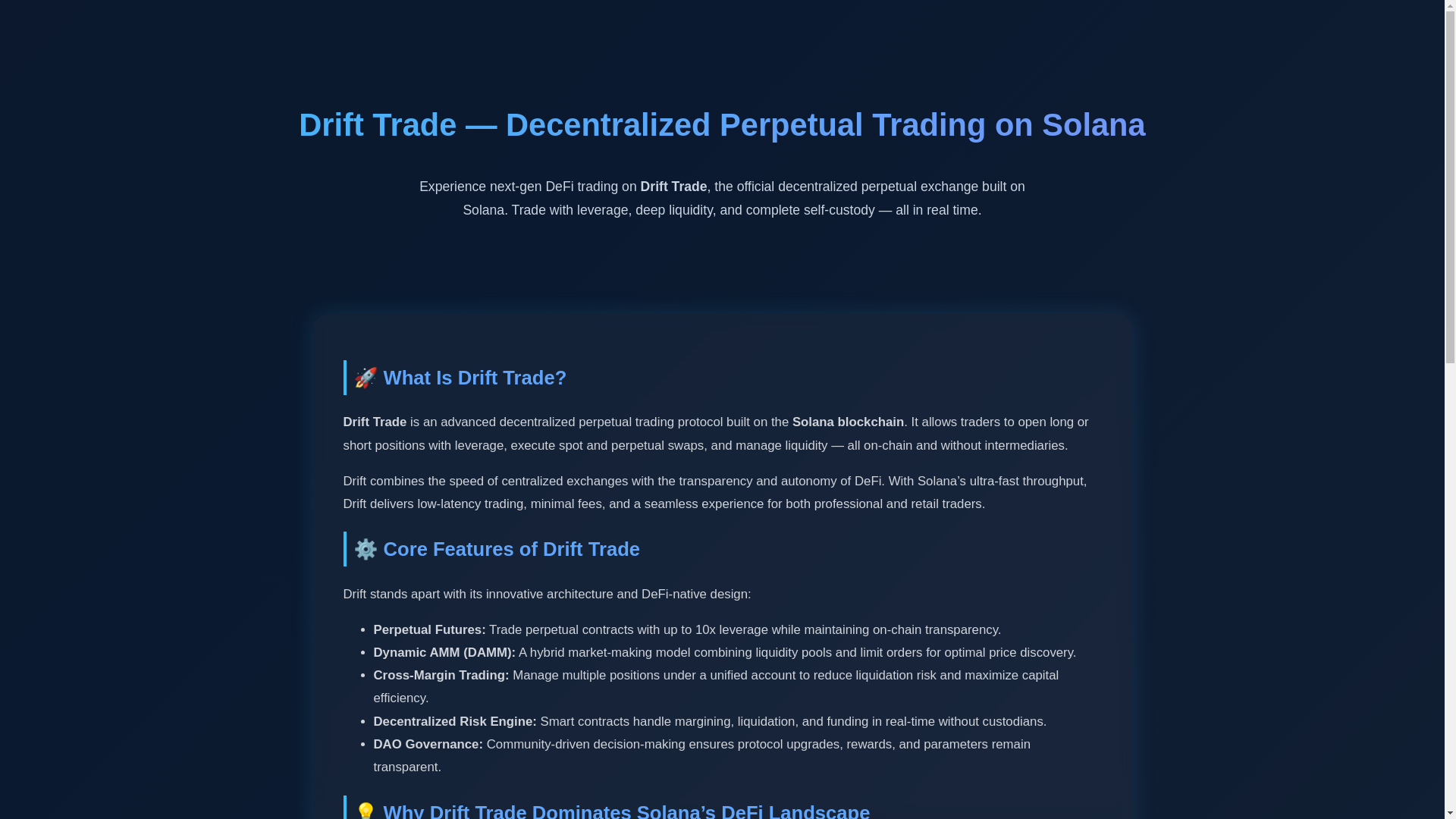 website screenshot of https://drrift-trade-us.pages.dev/