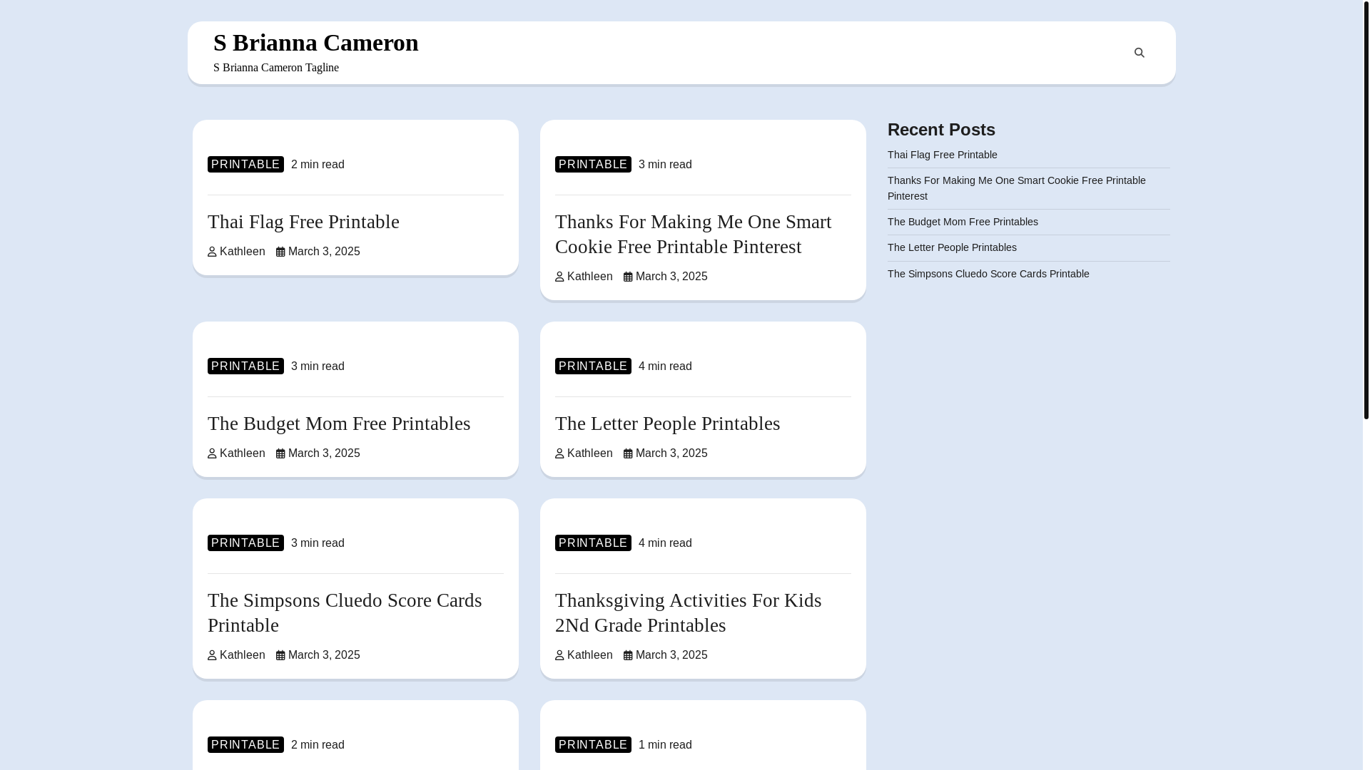 website screenshot of https://sbriannacameron.pages.dev/