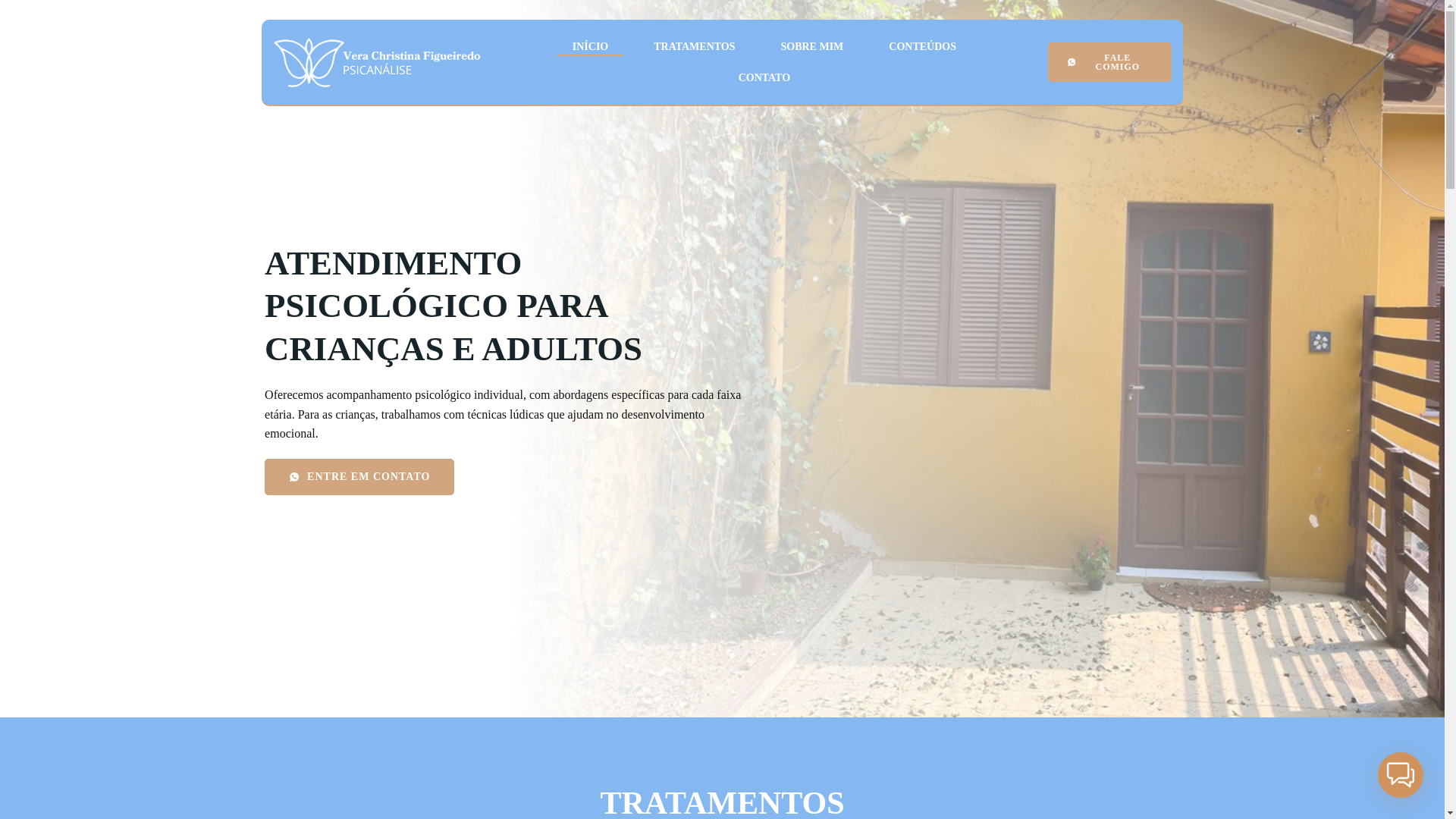 website screenshot of https://verapsicanalise.com.br/