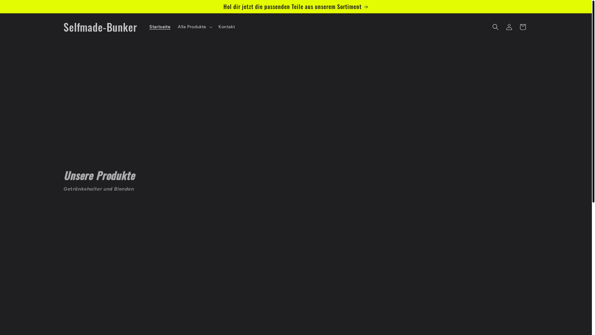website screenshot of https://selfmade-bunker.com/