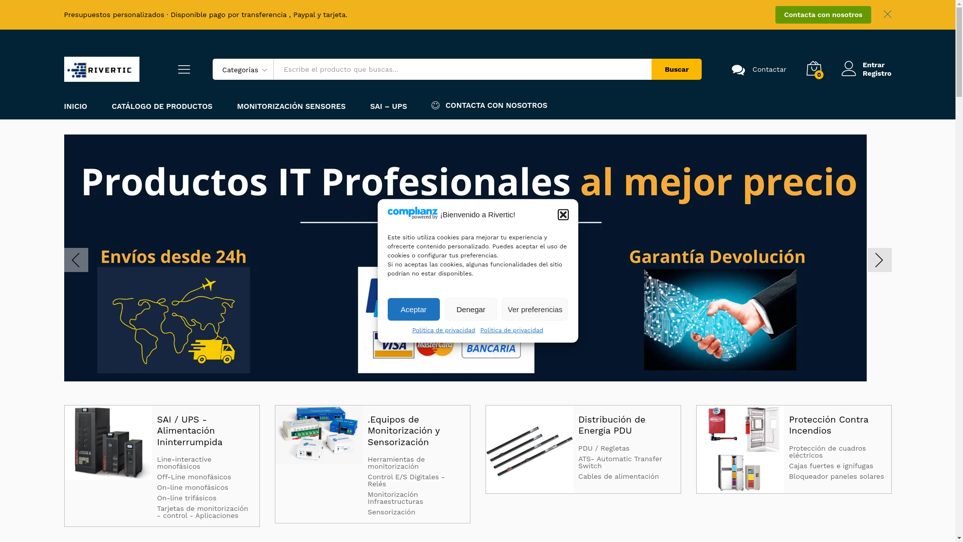 website screenshot of https://rivertic.online/