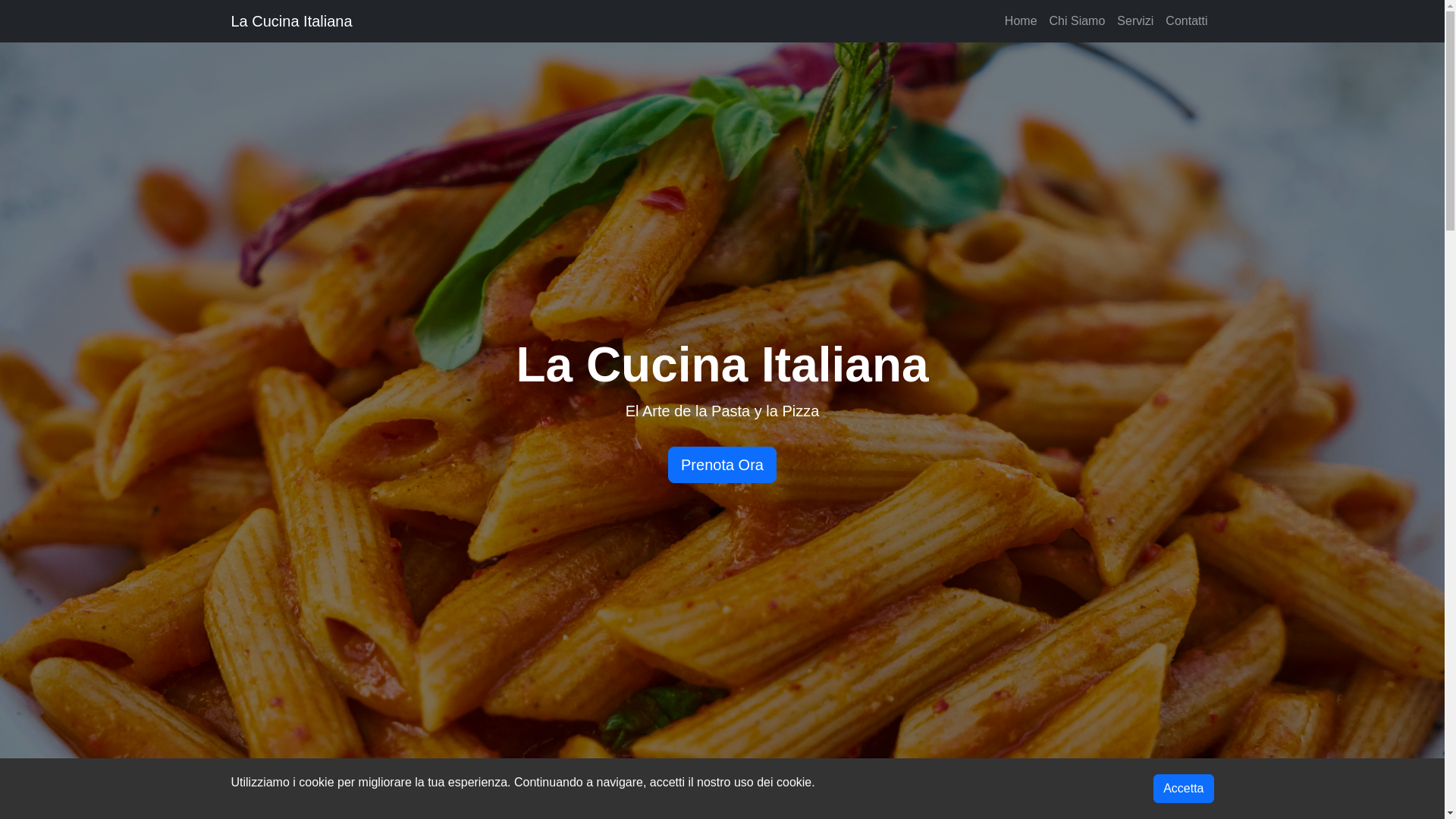 website screenshot of https://lacucina-italiana.com/