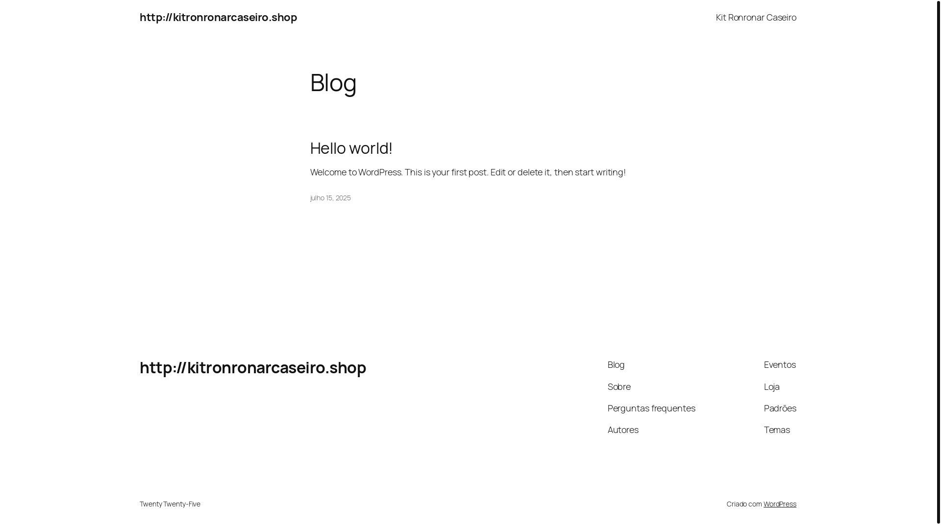 website screenshot of https://kitronronarcaseiro.shop/