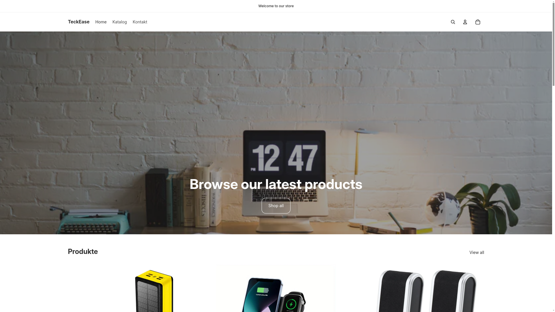 website screenshot of https://teckease.org/
