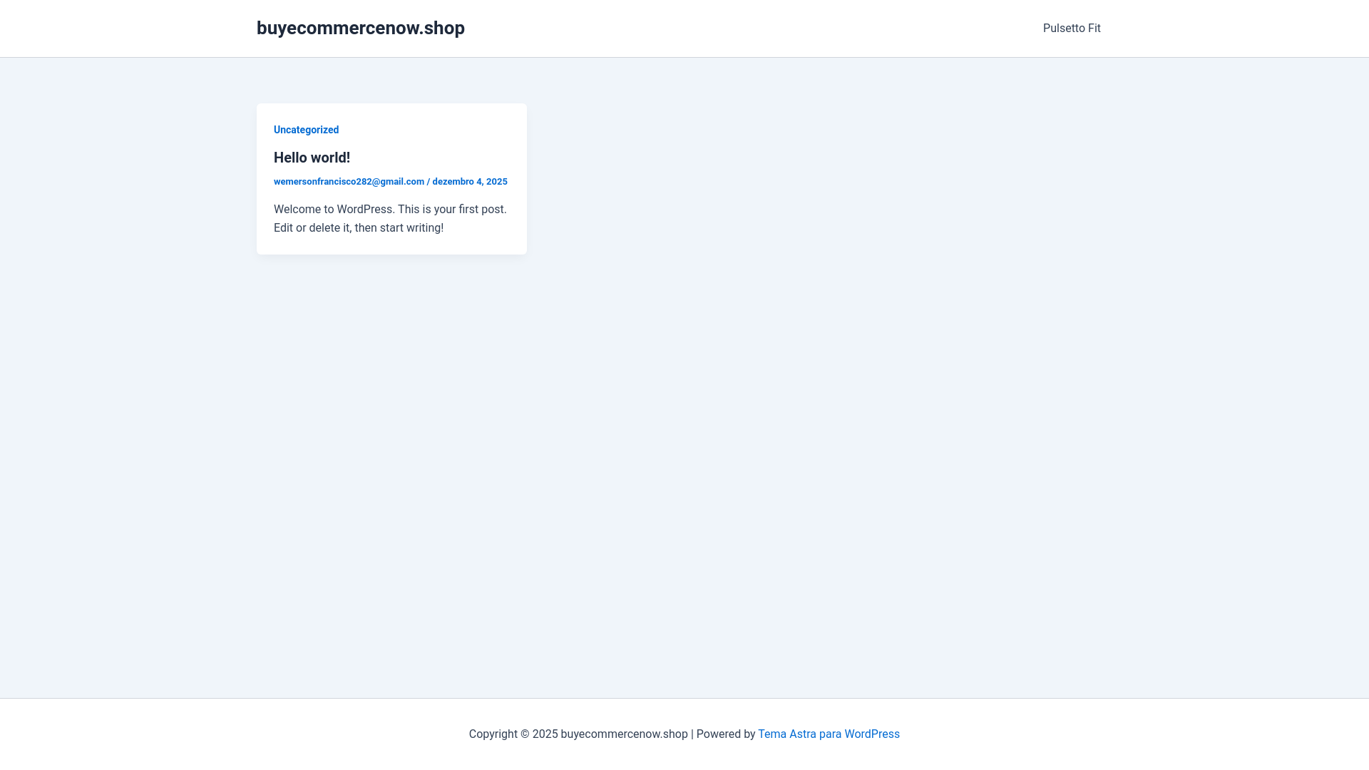 website screenshot of https://buyecommercenow.shop/