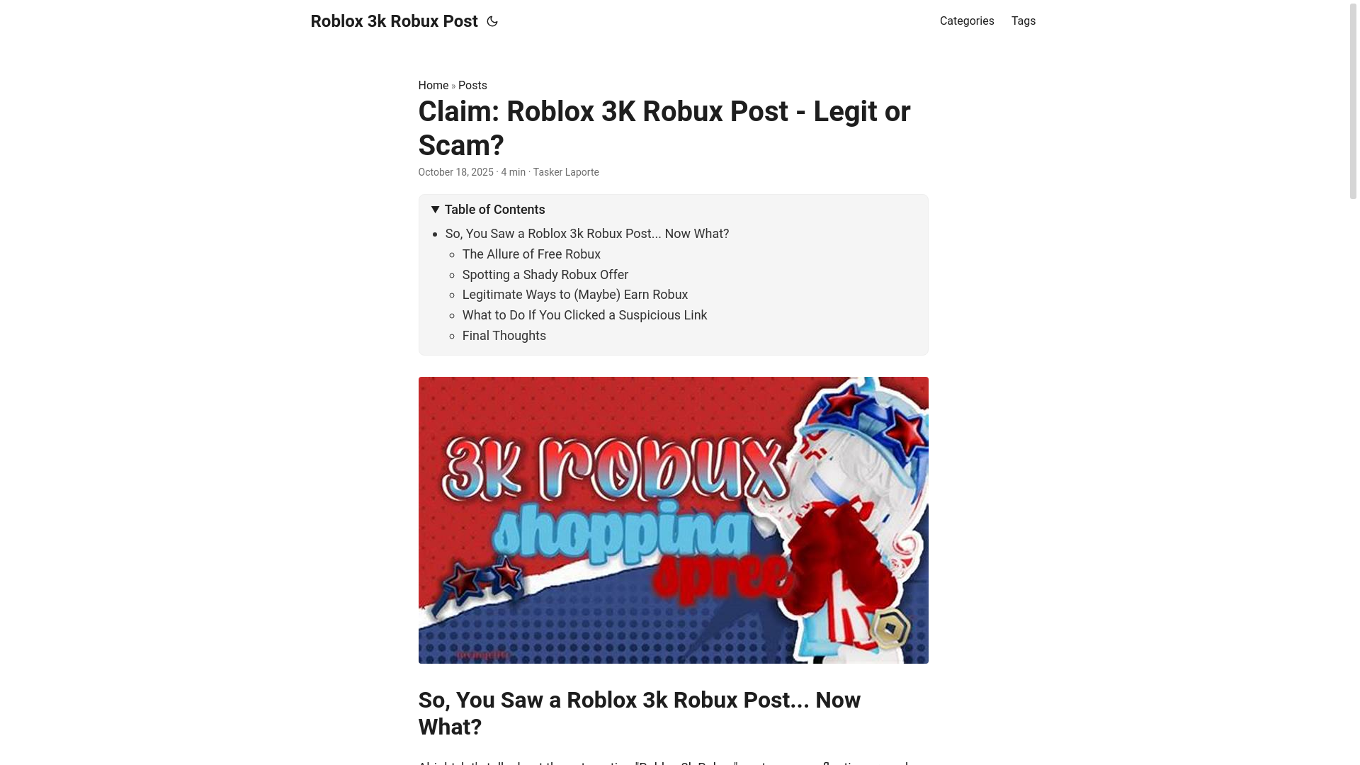 website screenshot of https://roblox-3k-robux-post.pages.dev/