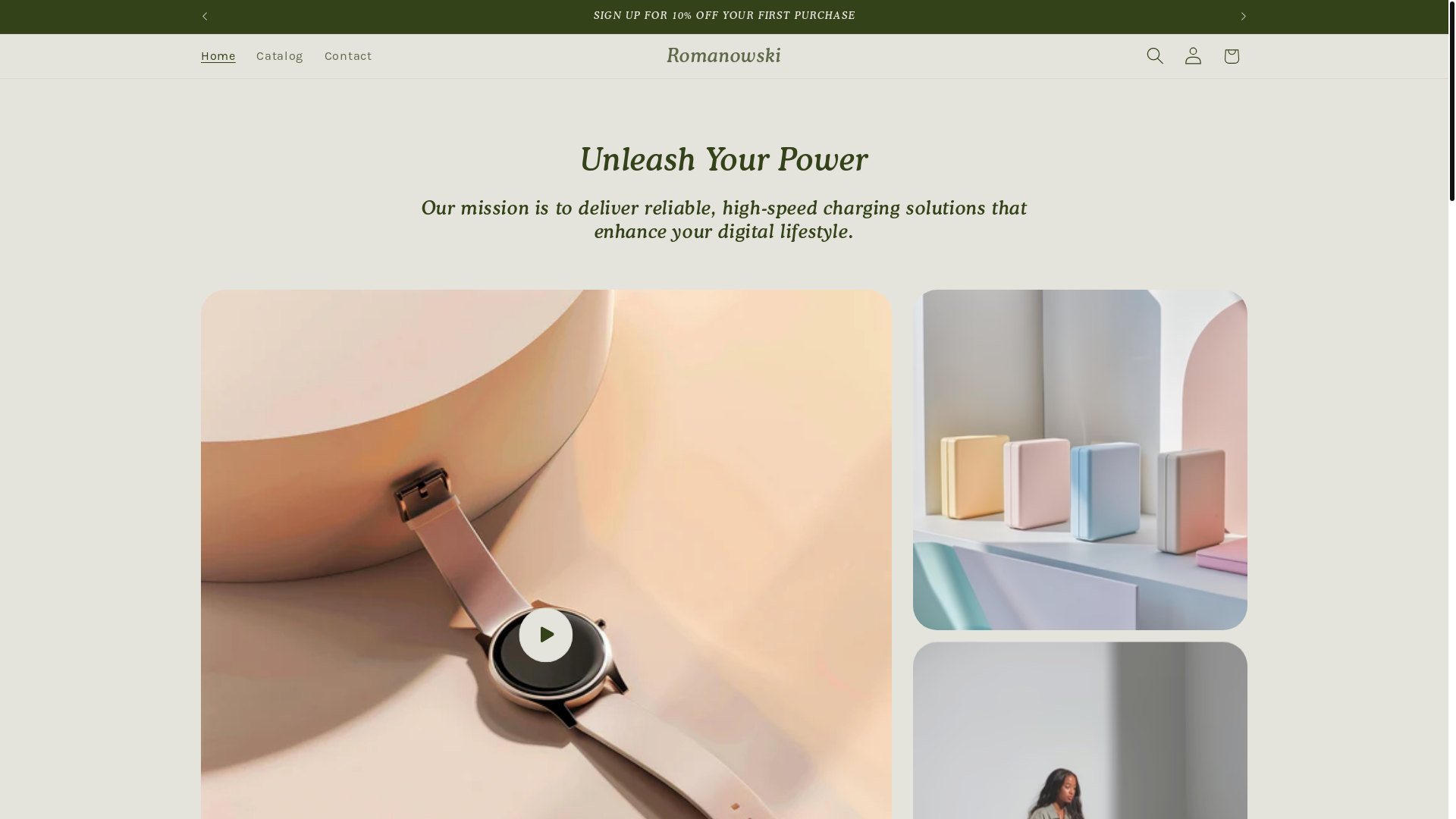 website screenshot of https://romanowski.top/