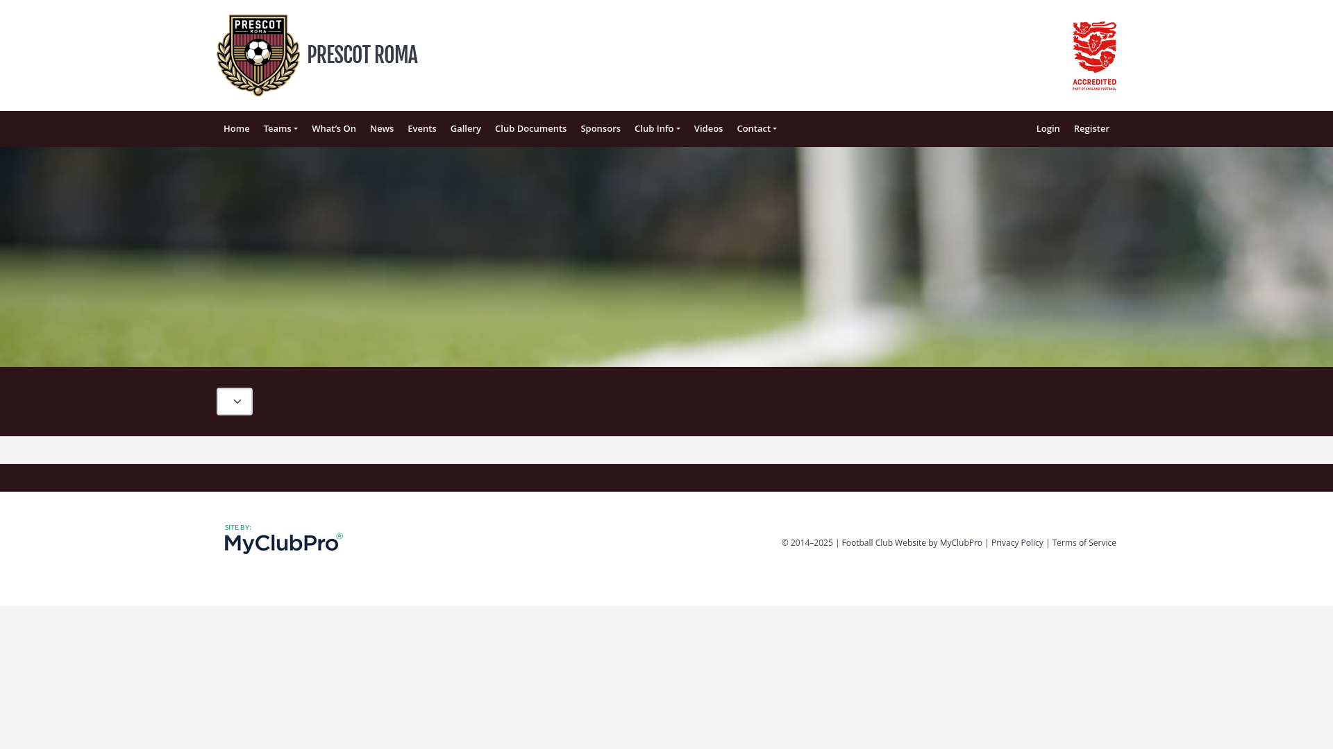 website screenshot of https://prescotroma.co.uk/