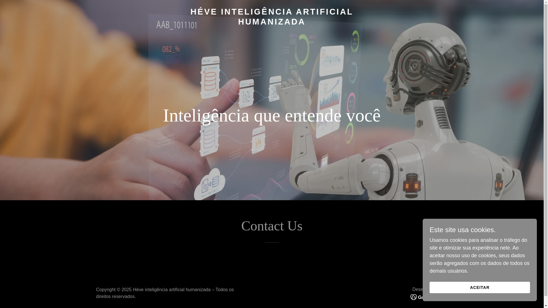 website screenshot of https://heveai.com/