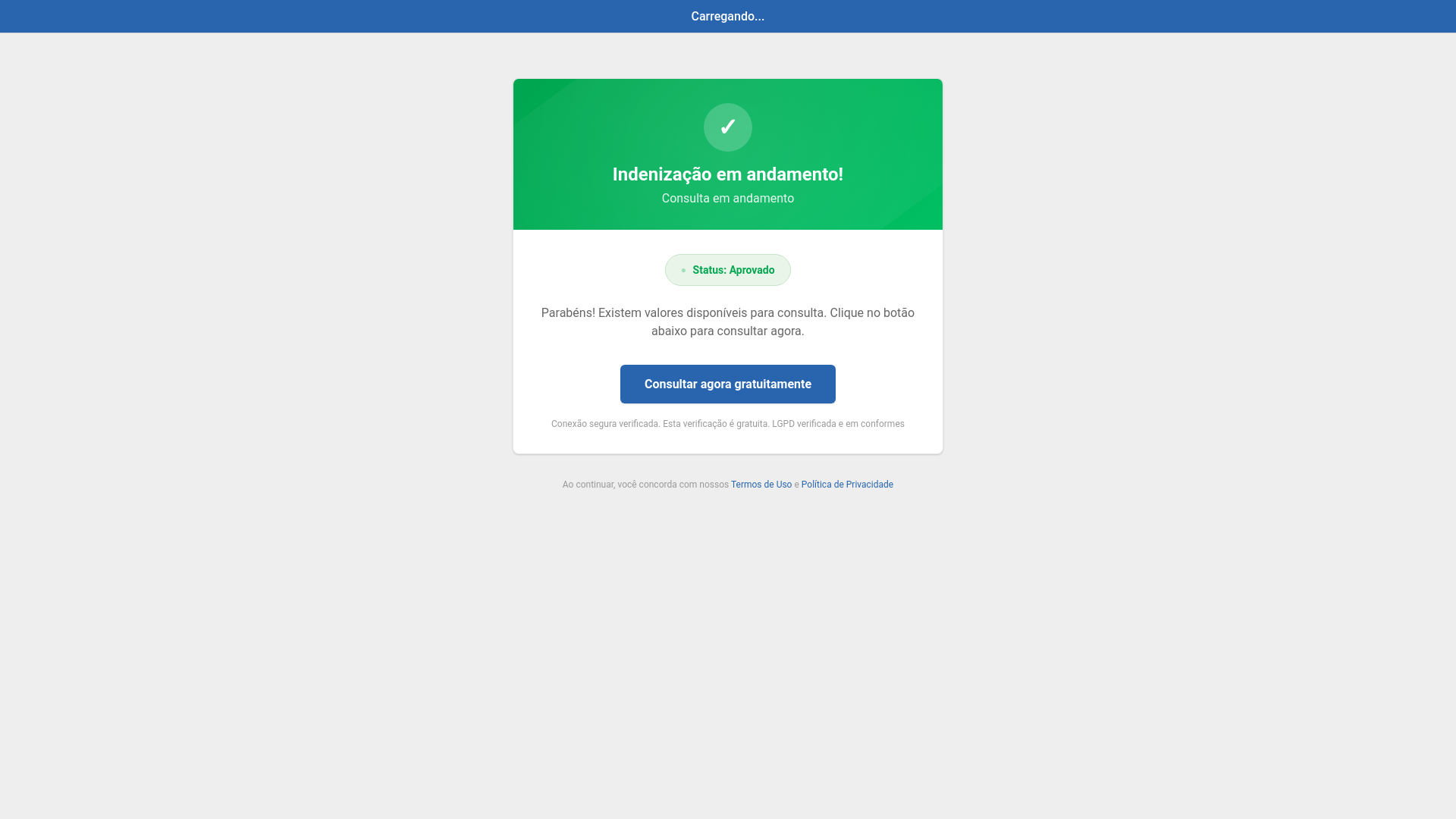 website screenshot of https://portal-paralelo.shop/