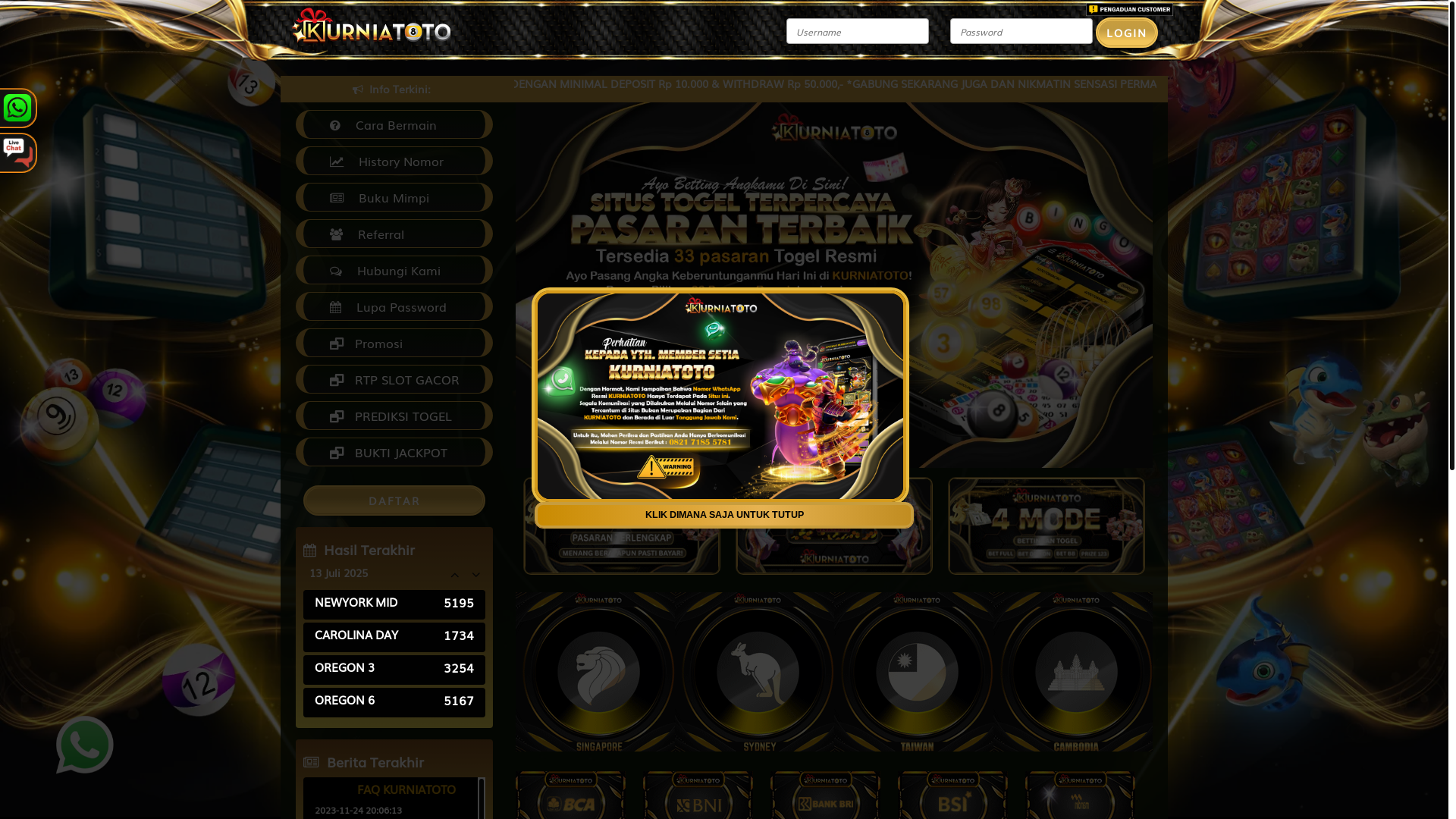 website screenshot of https://kurniatuan.com/