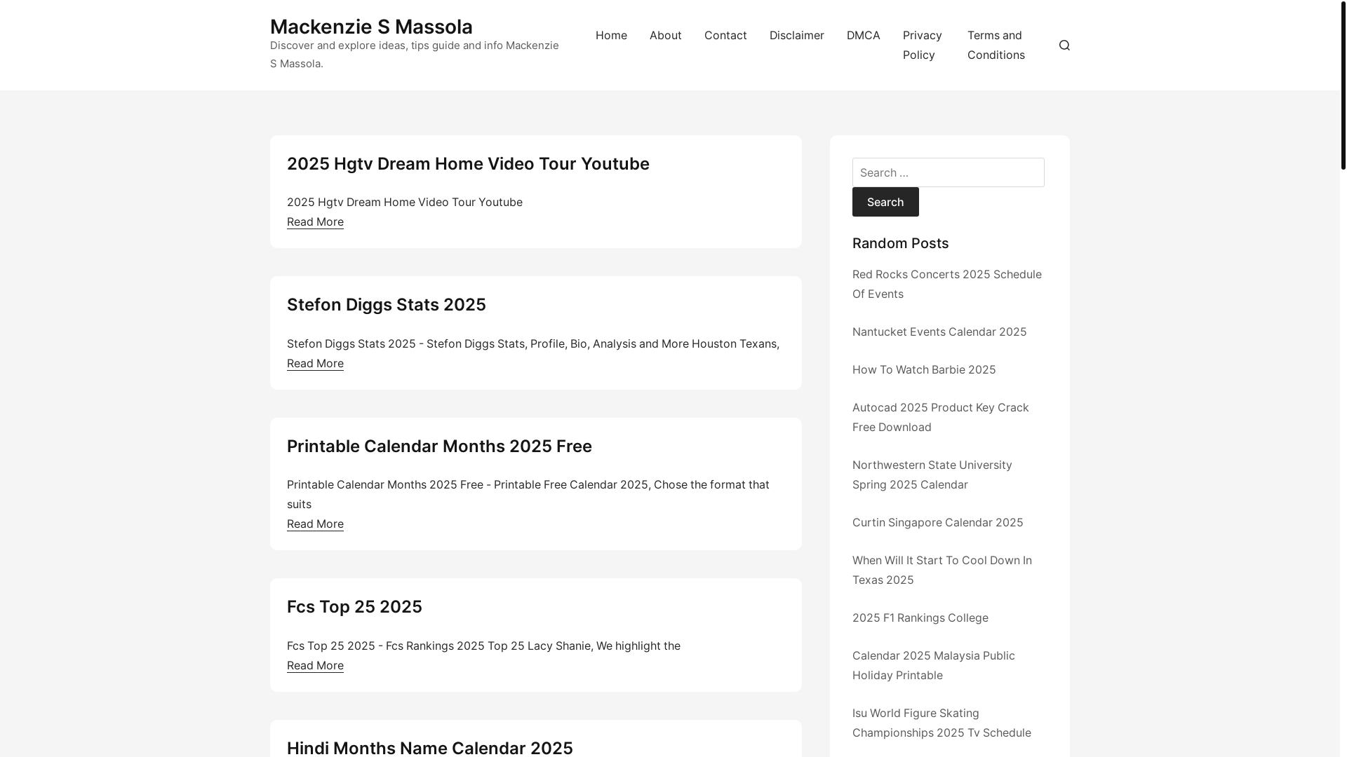 website screenshot of https://mackenziesmassola.pages.dev/