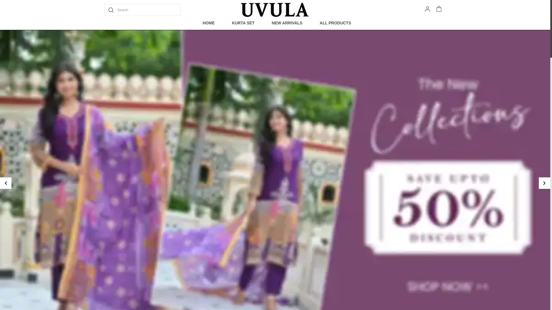 website screenshot of https://uvulashop.com/