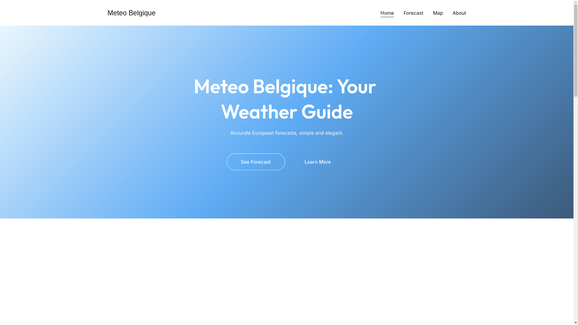 website screenshot of https://belgiquemeteo.net/