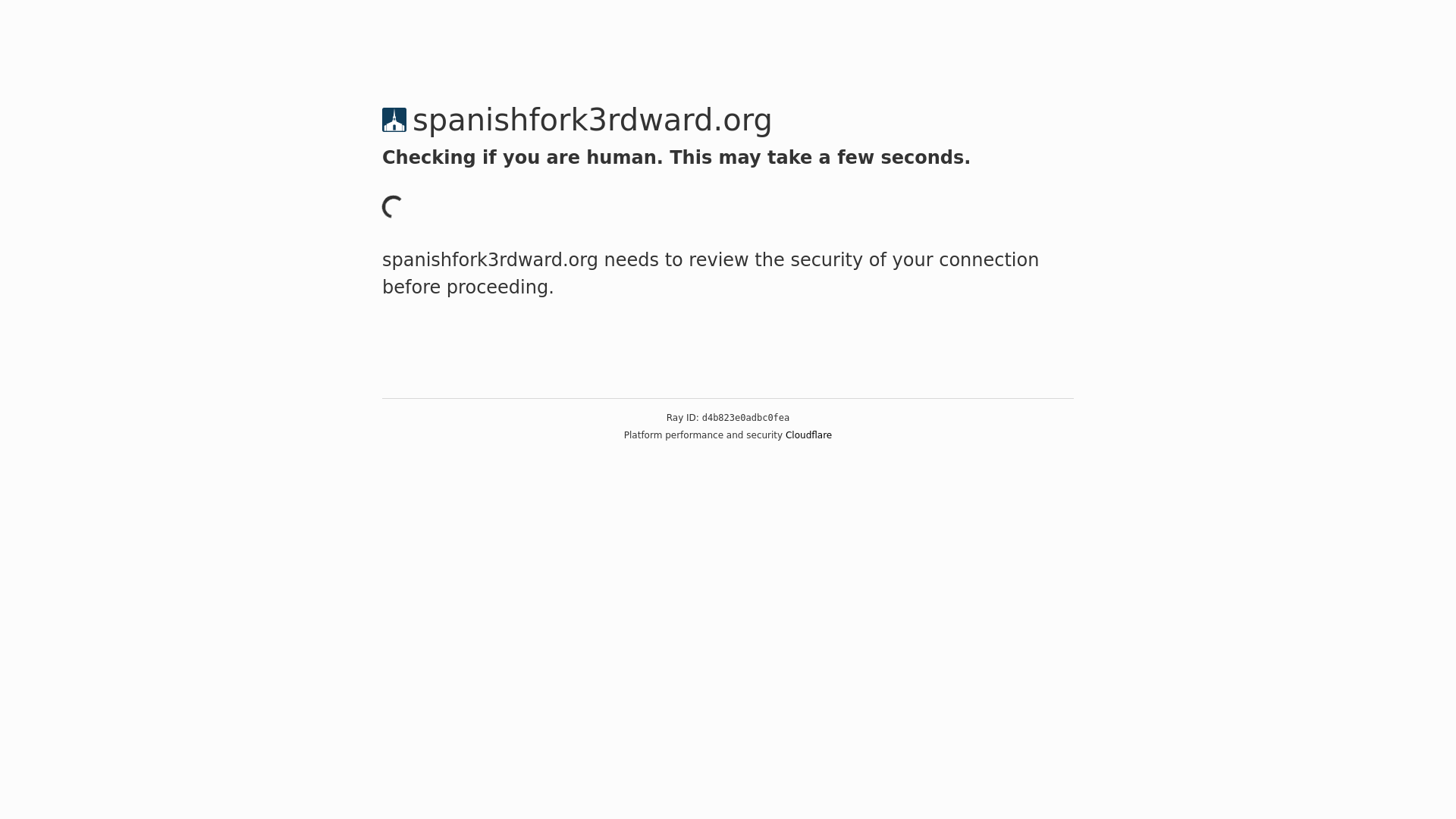 website screenshot of http://spanishfork3rdward.org/