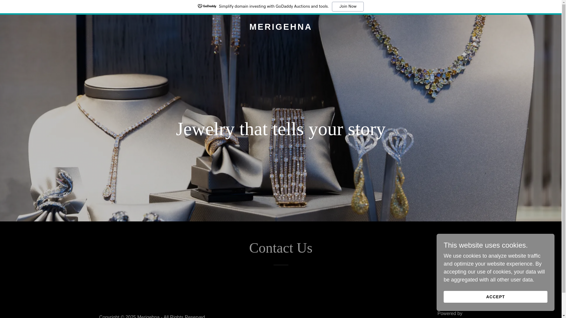 website screenshot of https://merigehna.com/