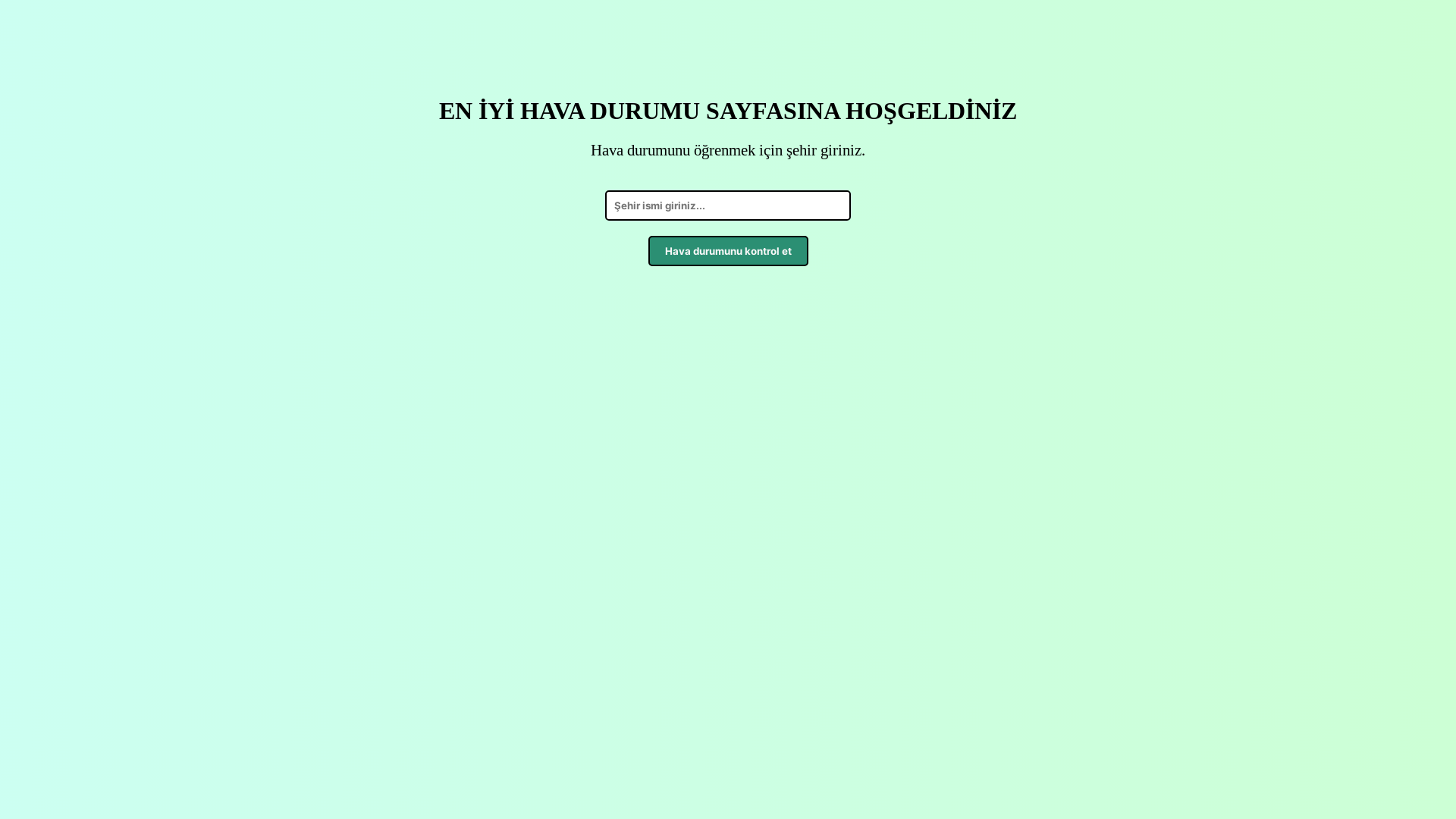 website screenshot of https://hava-durumu.pages.dev/