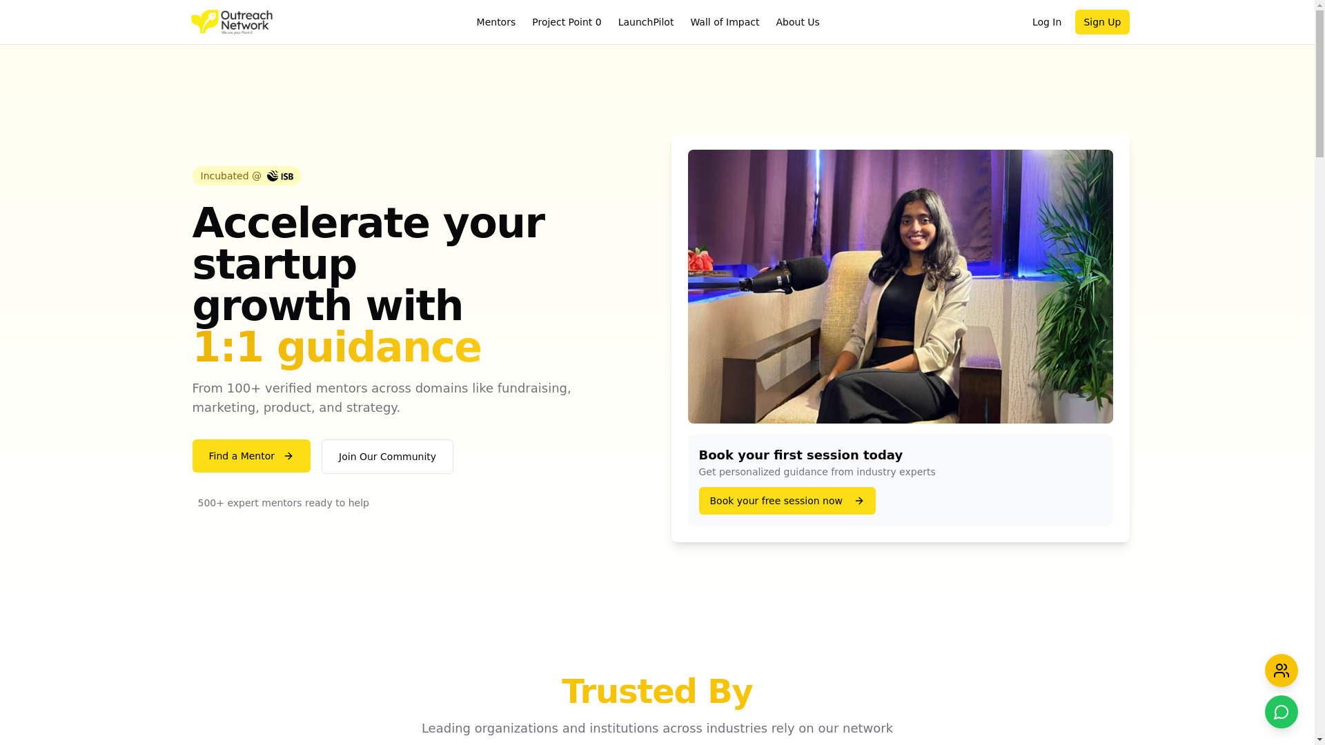 website screenshot of https://outreachnetwork-83-5e98b9b6.pages.dev/