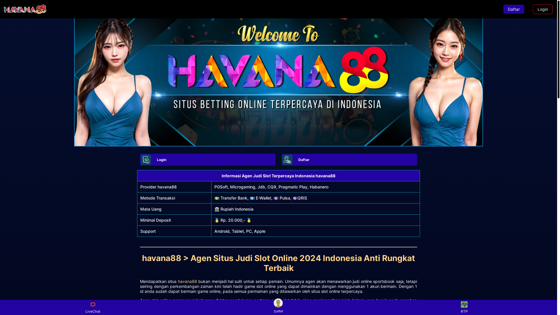website screenshot of https://havana88amp1.pages.dev/