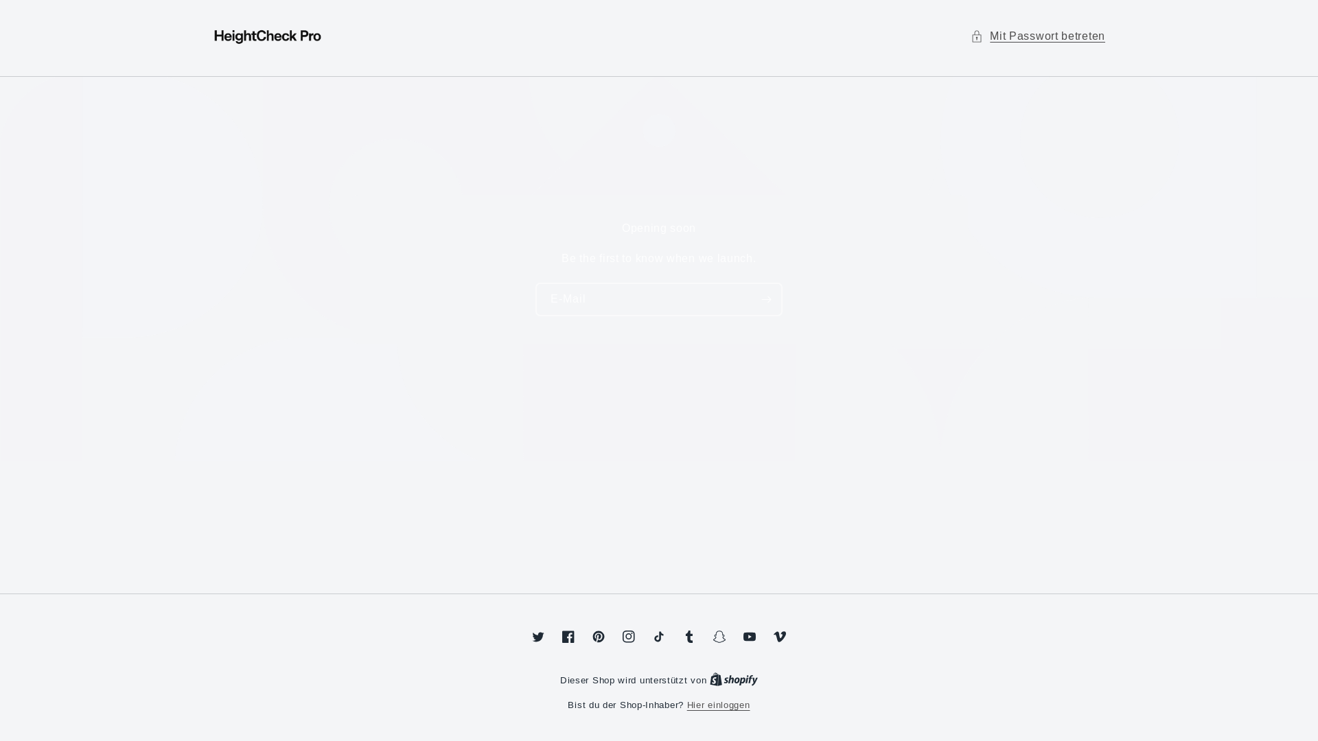 website screenshot of https://heightcheckpro.com/